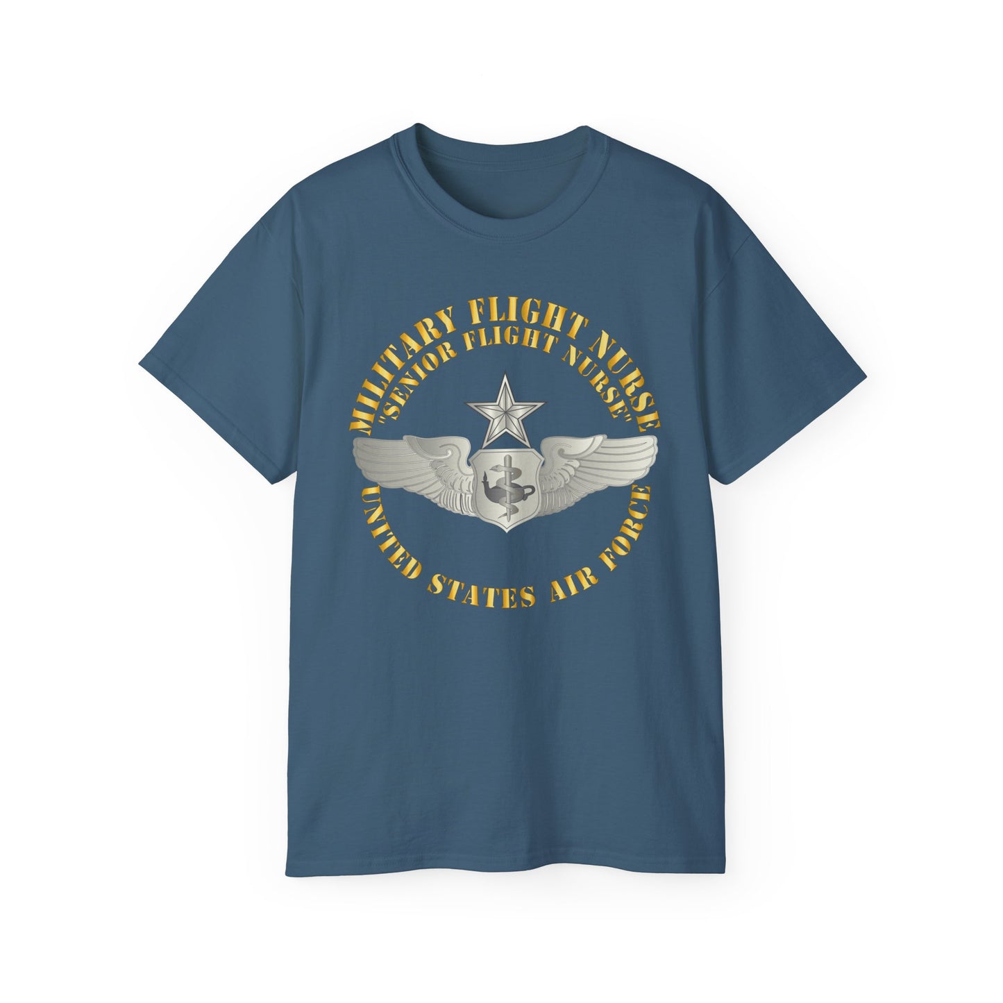 Unisex Ultra Cotton Tee - USAF - Military Flight Nurse - Flight Nurse - Senior