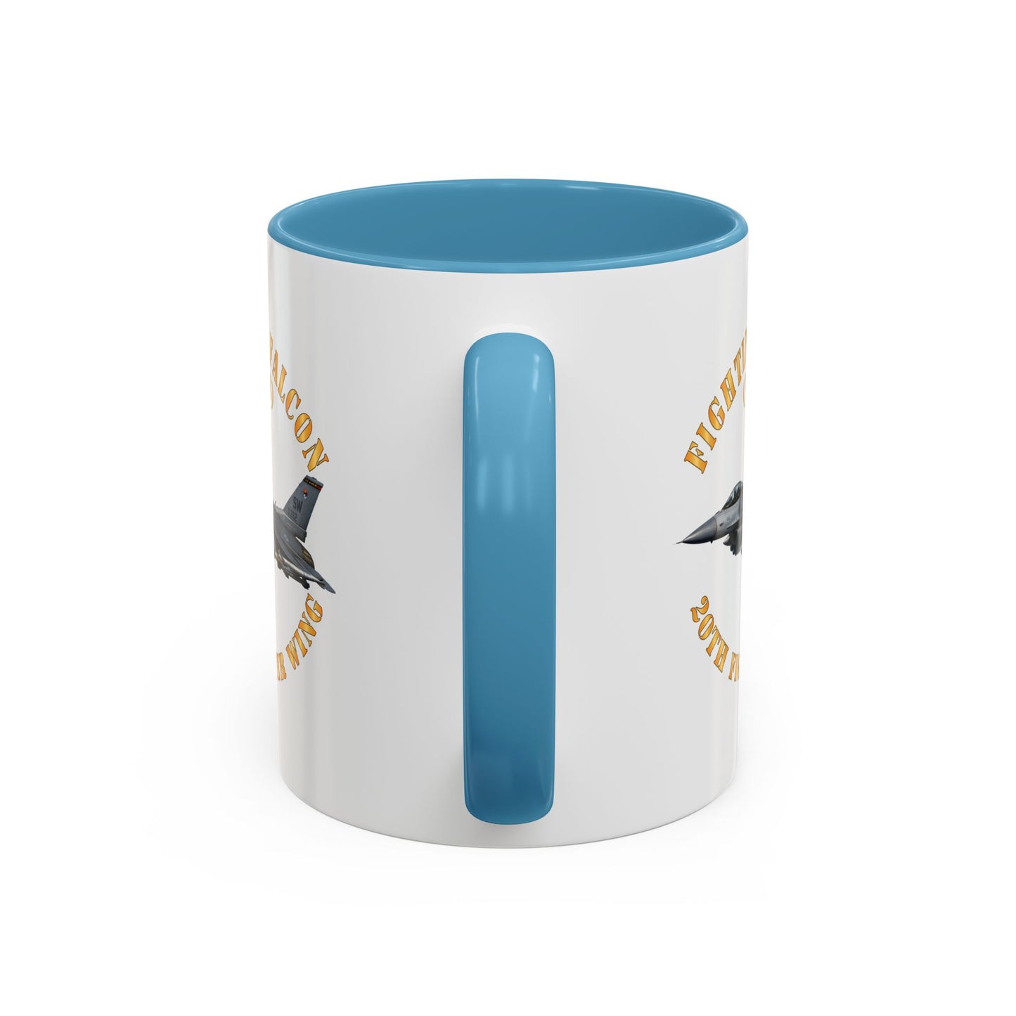 Accent Coffee Mug (11oz & 15oz) - USAF - F-16 Fighting Falcon - 20th Fighter Wing X 300