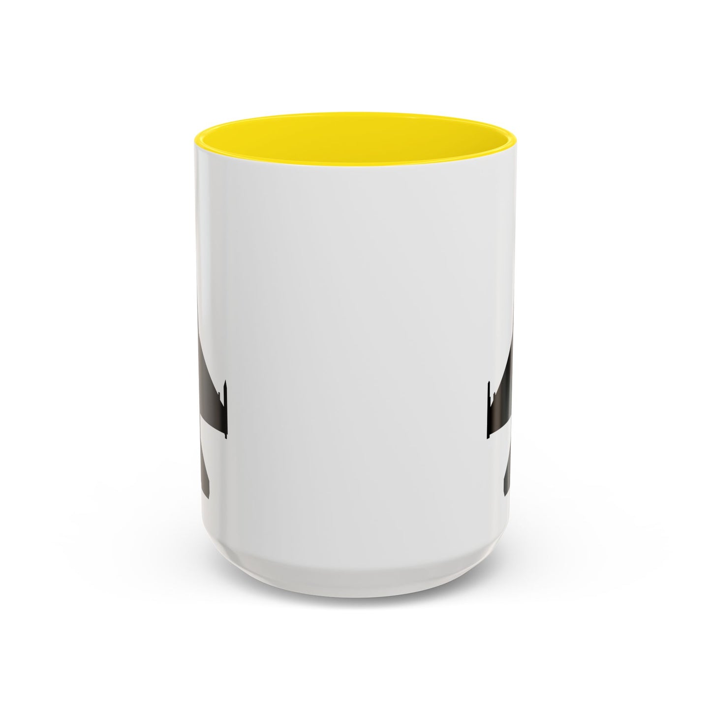 Accent Coffee Mug (11oz & 15oz) - Aircraft - F-16 -Top - Black wo Txt X 300
