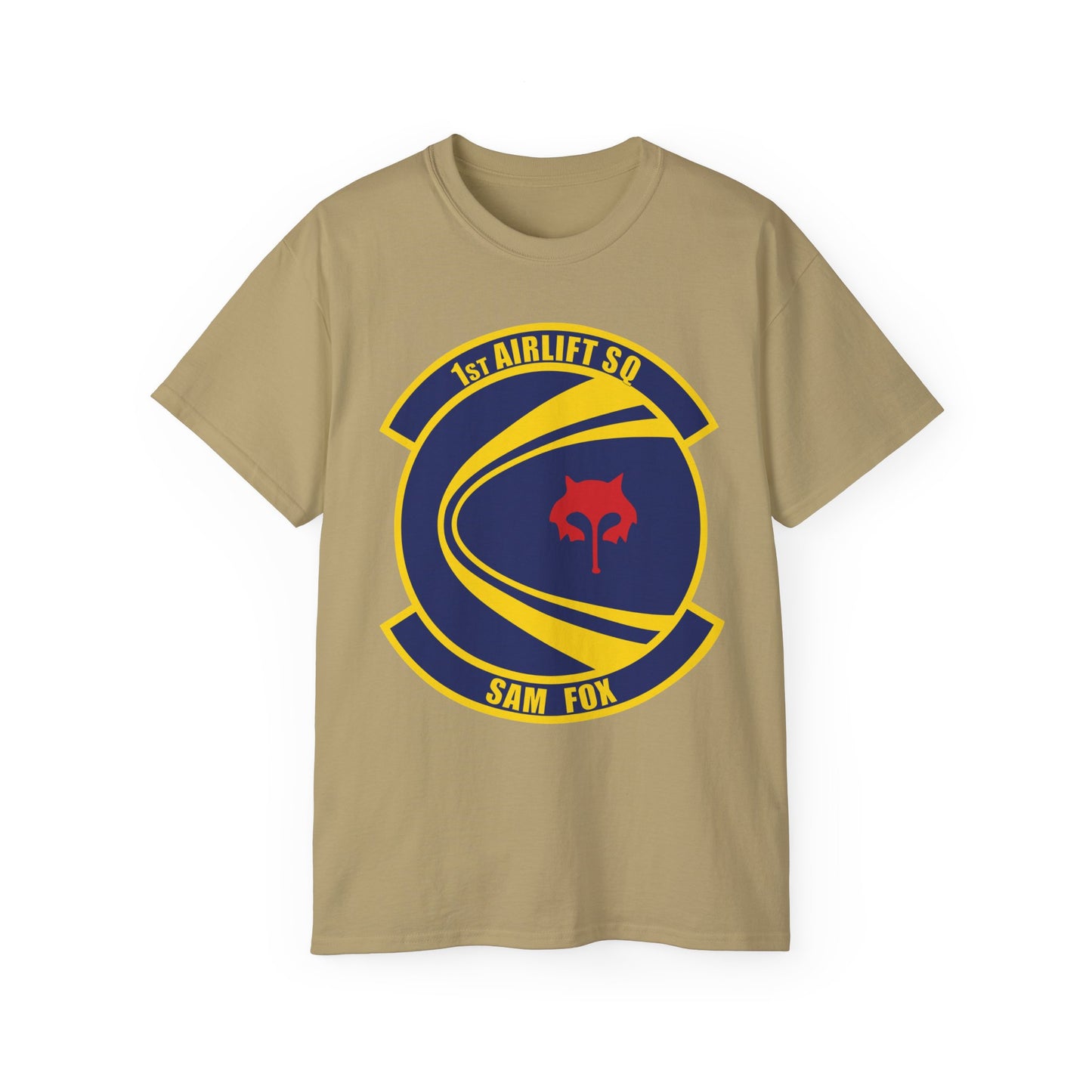Unisex Ultra Cotton Tee - USAF - 1st Airlift Squadron wo txt X 300