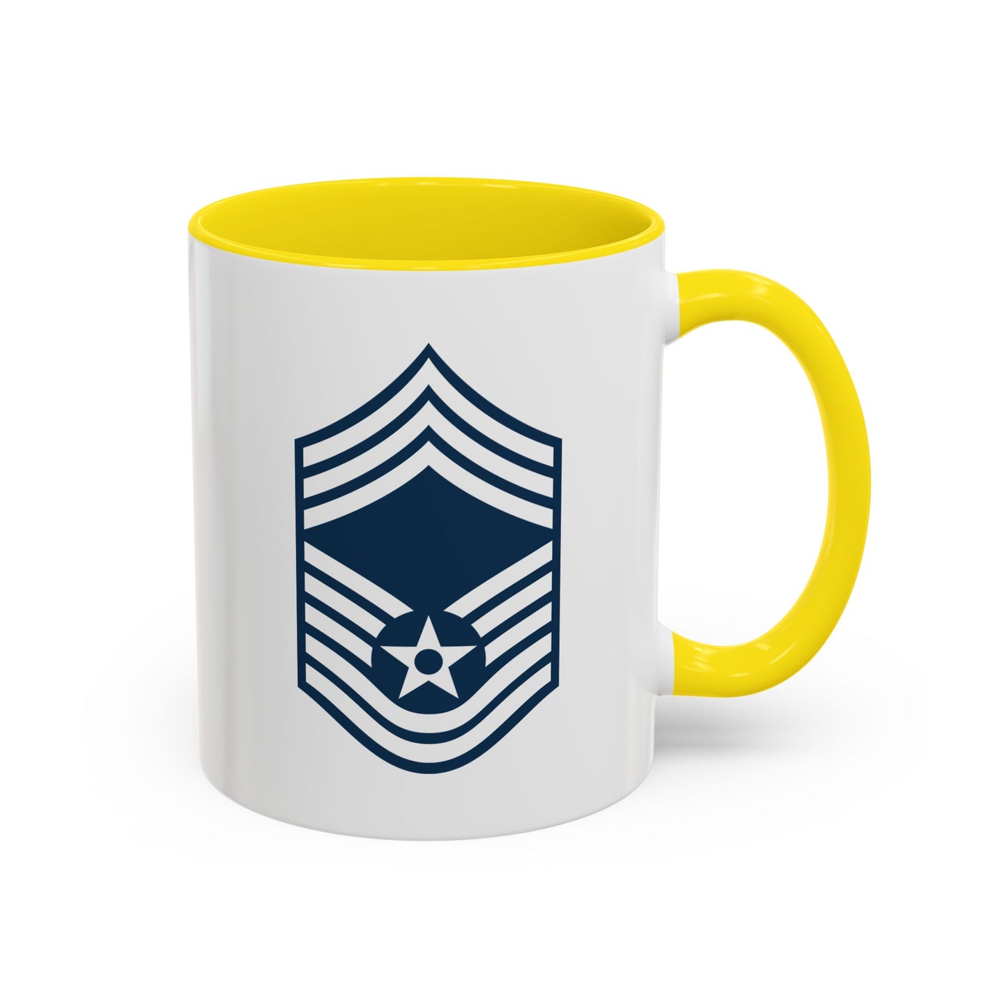 Accent Coffee Mug (11oz & 15oz) - USAF - Chief Master Sergeant (E9a) - 2020