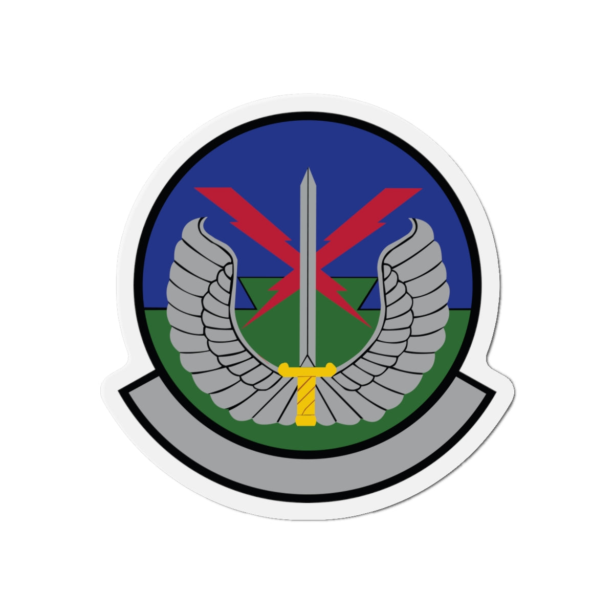 Die-Cut Magnet - USAF - 5th Air Support Operations Sq wo txt X 300