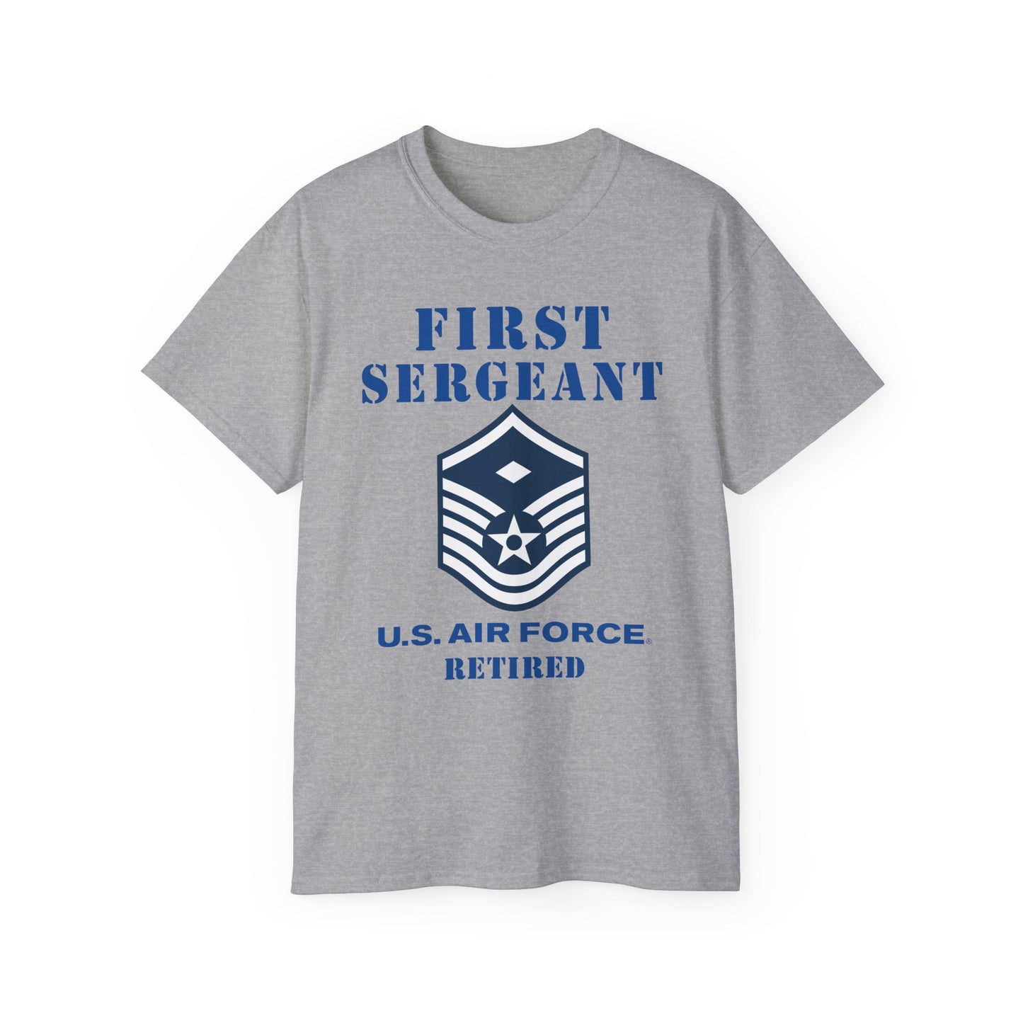 Unisex Ultra Cotton Tee - USAF - First Sergeant (E7b) - 2020 - Retired