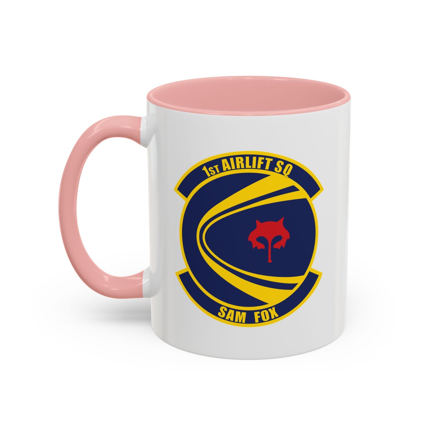 Accent Coffee Mug (11oz & 15oz) - USAF - 1st Airlift Squadron wo txt X 300