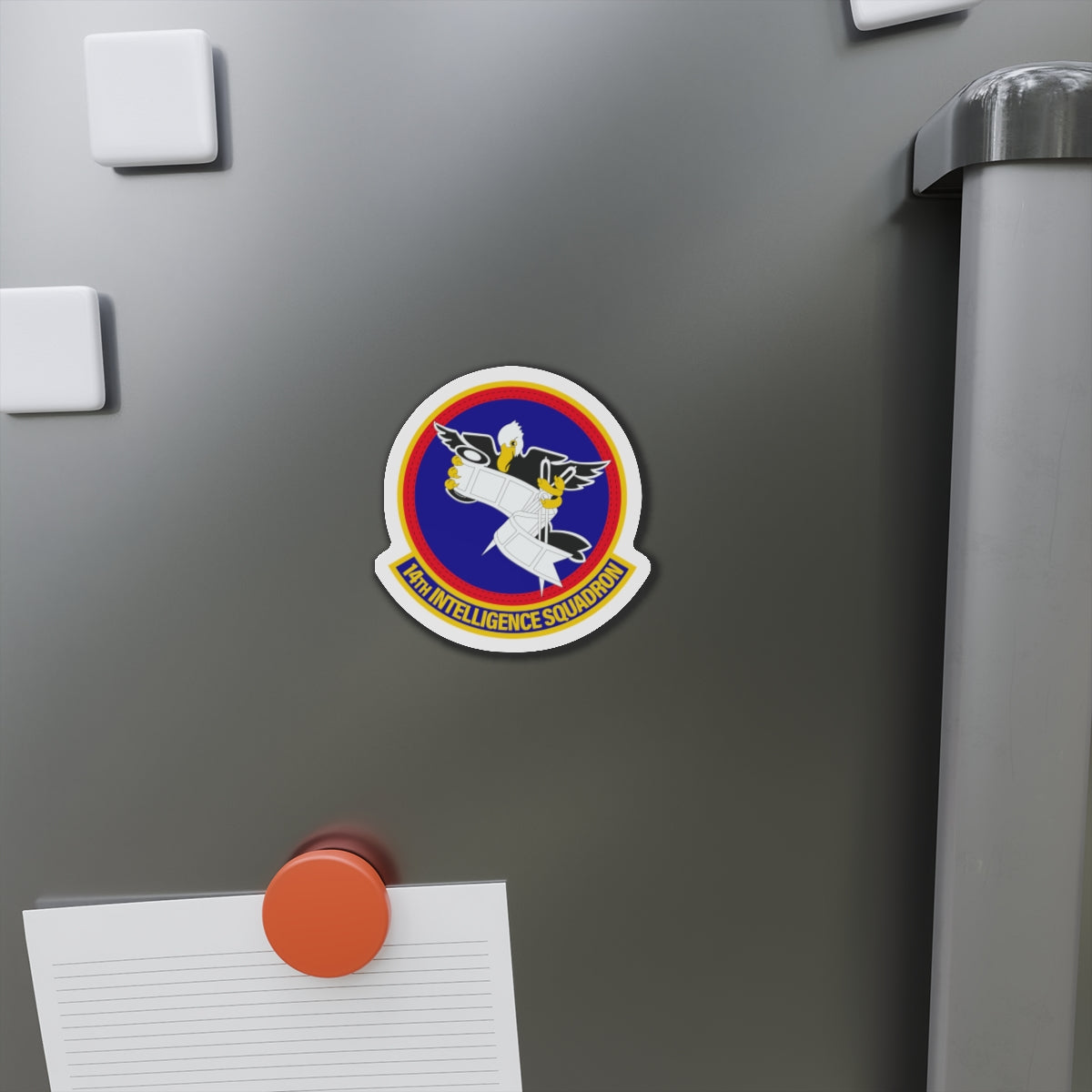 Die-Cut Magnet - USAF - 14th Intelligence Squadron wo txt
