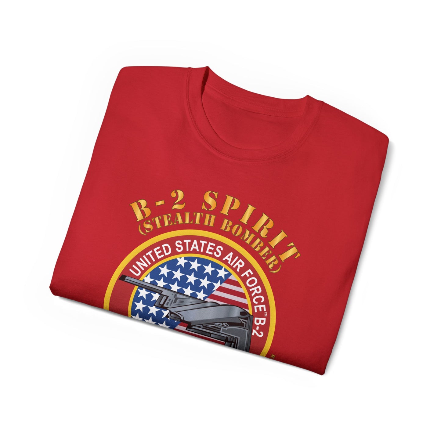 Unisex Ultra Cotton Tee - USAF - B2 - Spirit - Stealth Bomber X 300