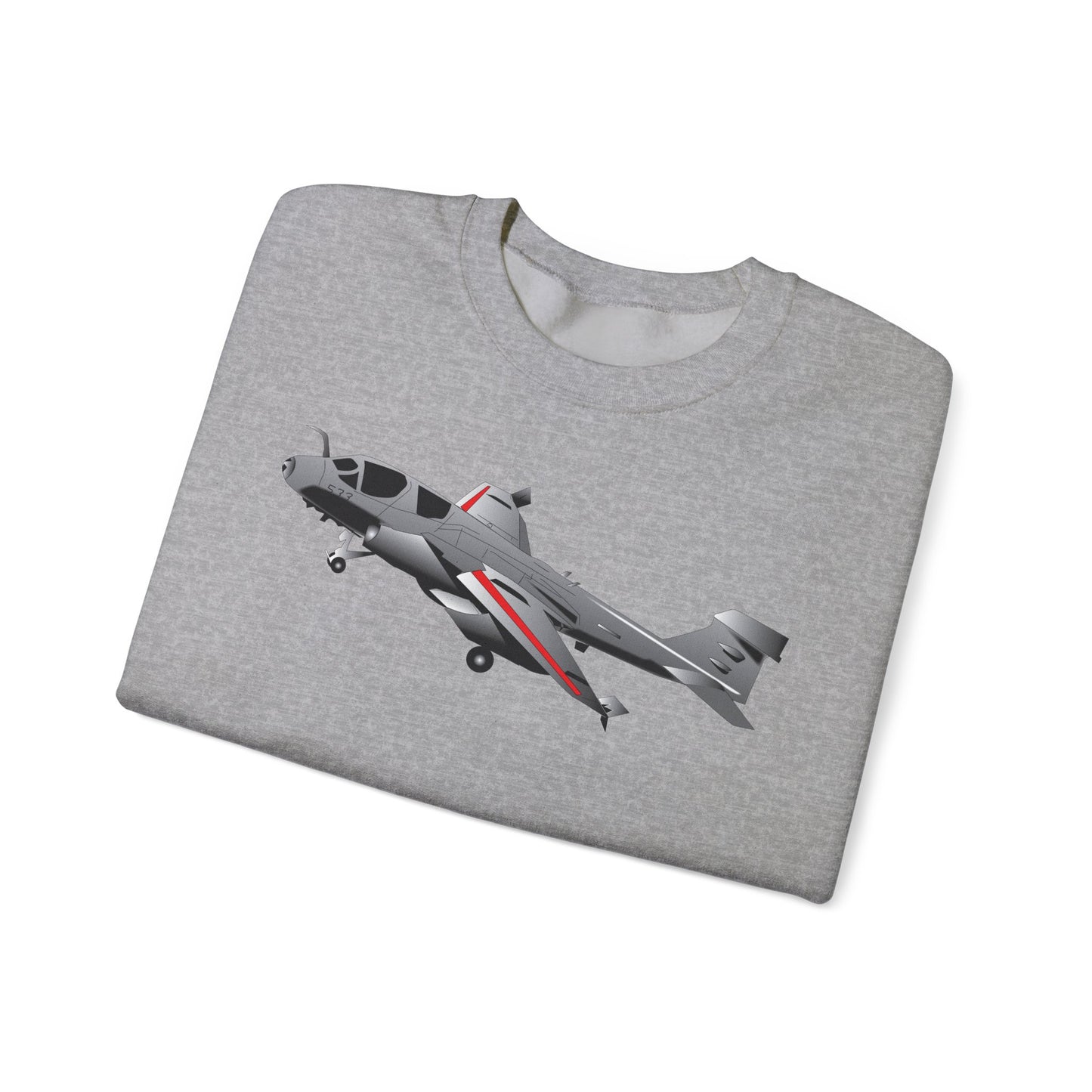 Crewneck Sweatshirt - Aircraft - Navy - A-6A Intruder X 300