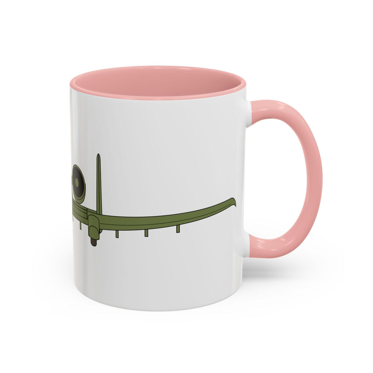 Accent Coffee Mug (11oz & 15oz) - Aircraft - USAF - A-10 Thunderbolt II - Front X 300