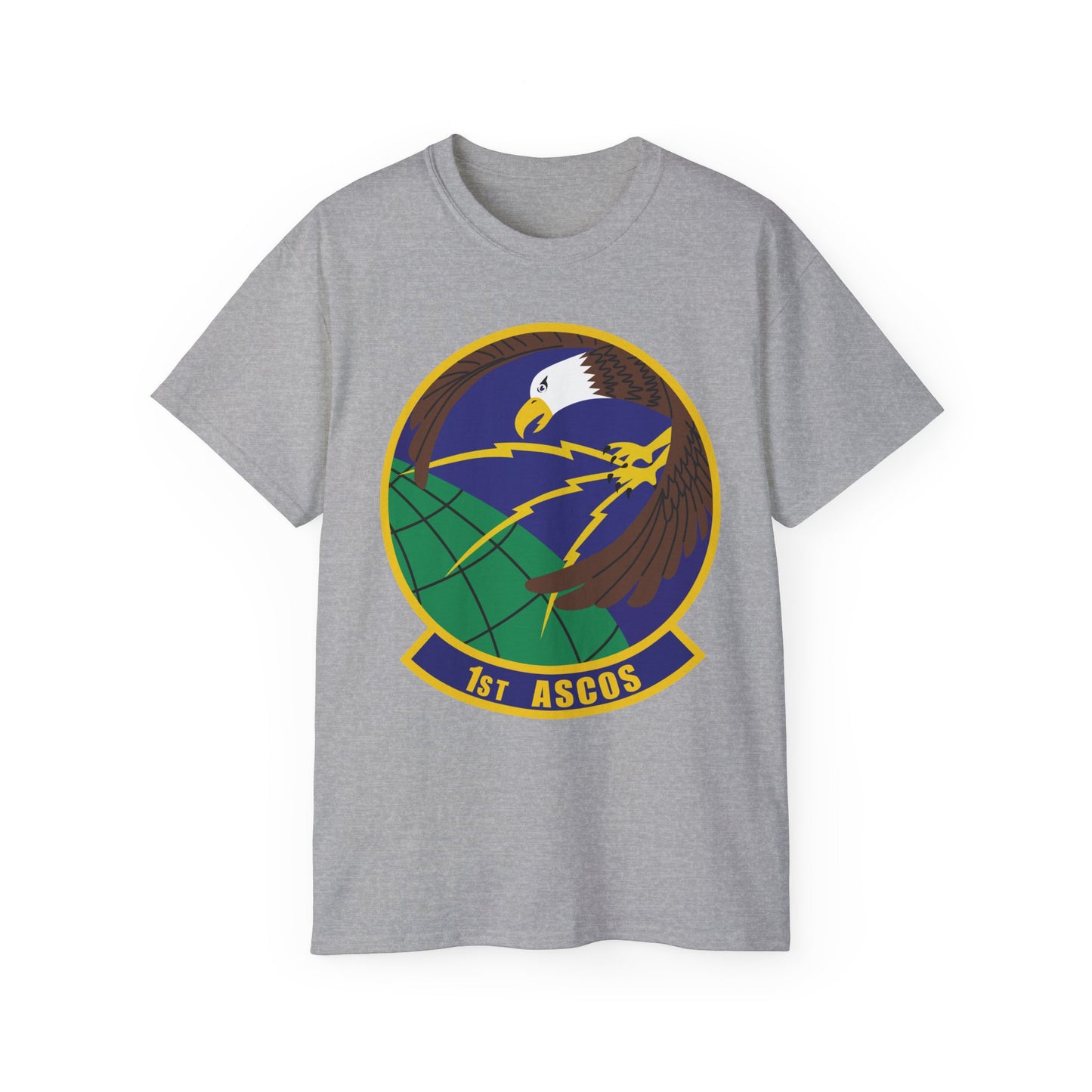 Unisex Ultra Cotton Tee - USAF - 1st Air & Space Communications Operations Sq wo txt X 300