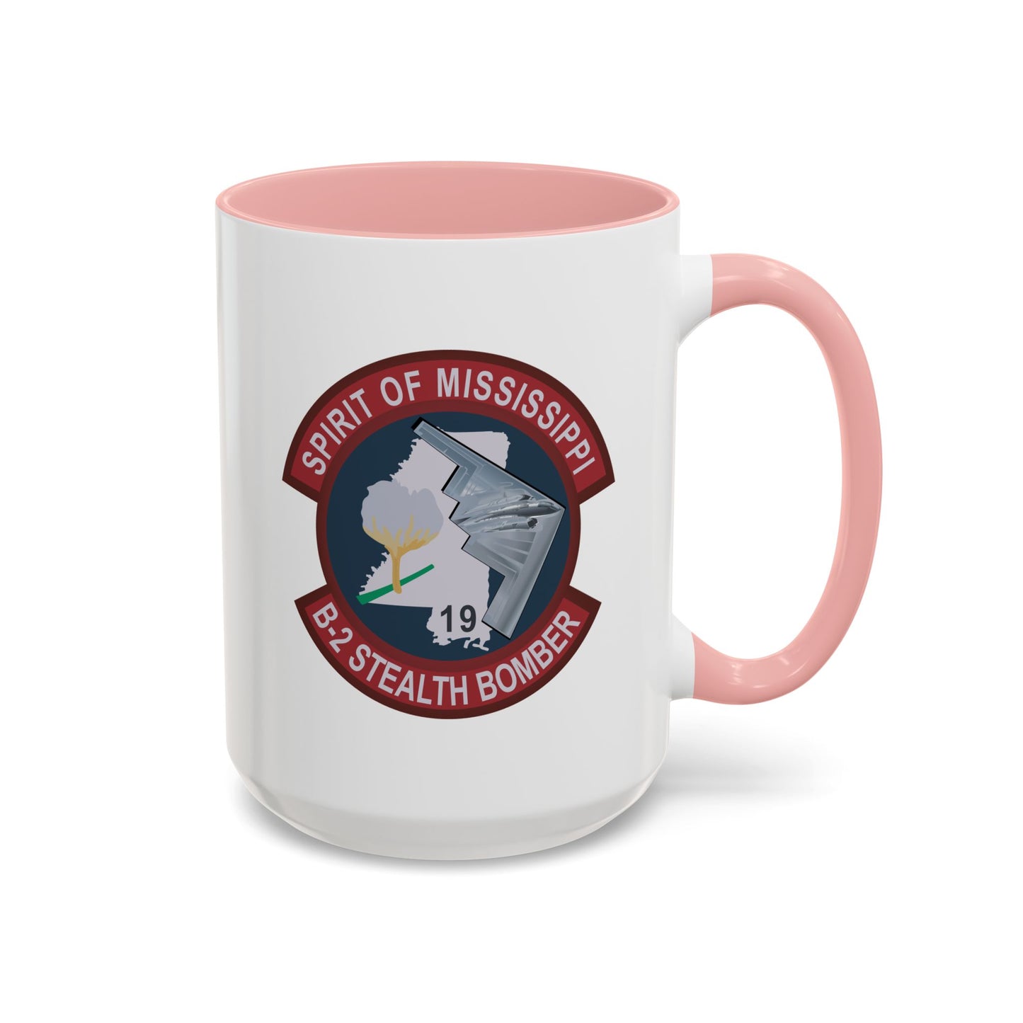 Accent Coffee Mug (11oz & 15oz) - USAF - B2 - Spirit of Mississippi - Stealth Bomber wo txt X 300