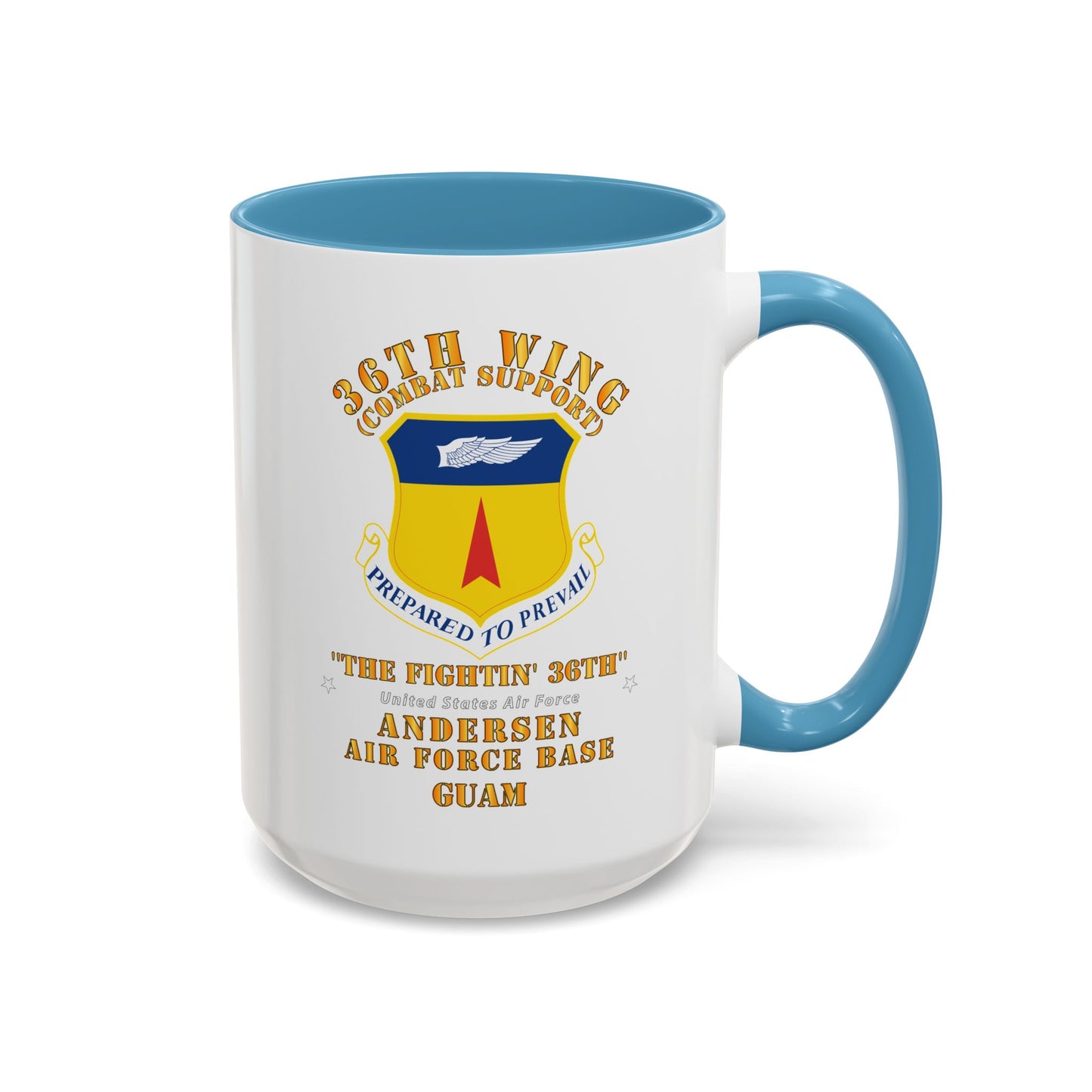 Accent Coffee Mug (11oz & 15oz) - USAF - 36th Wing - Anderson AFB - Guam