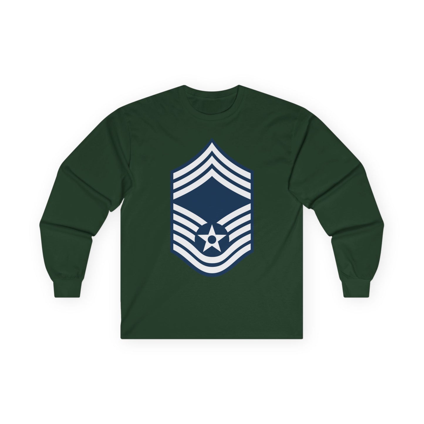 Unisex Ultra Cotton Long Sleeve Tee - USAF - Chief Master Sergeant (E9a) - 2020
