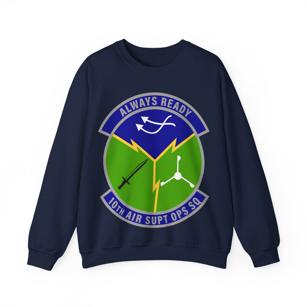 Crewneck Sweatshirt - USAF - 10th Air Support Operations Squadron wo txt