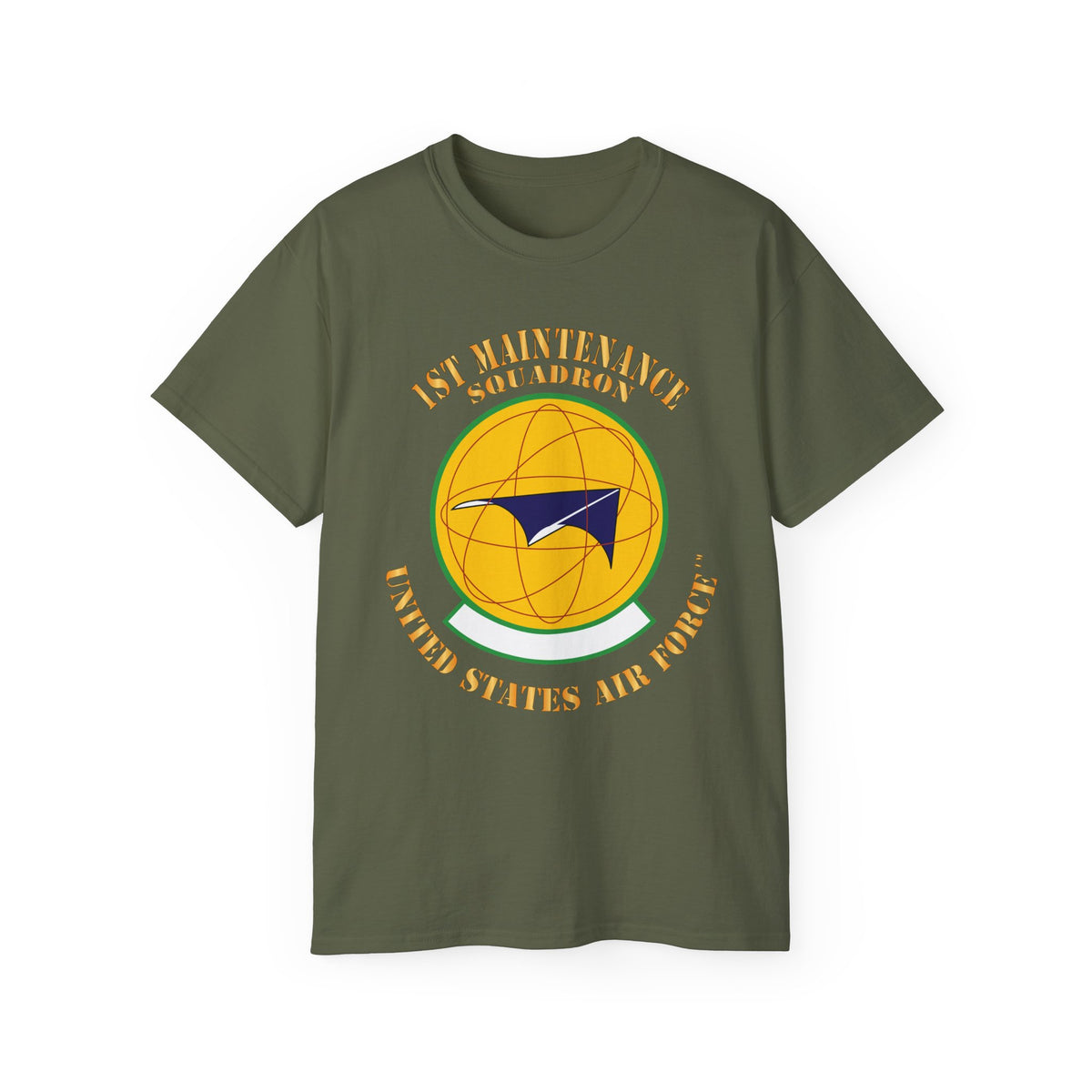 Unisex Ultra Cotton Tee - USAF - 1st Maintenance Squadron X 300