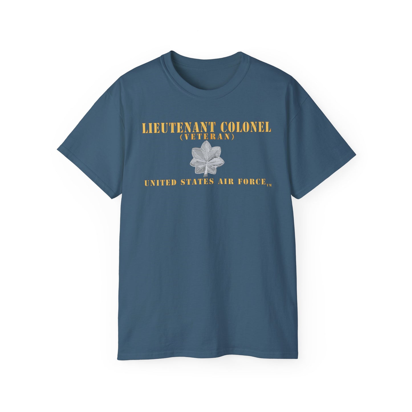 Unisex Ultra Cotton Tee - USAF - Lieutenant Colonel - LTC - Veteran - Flat - TM X 300
