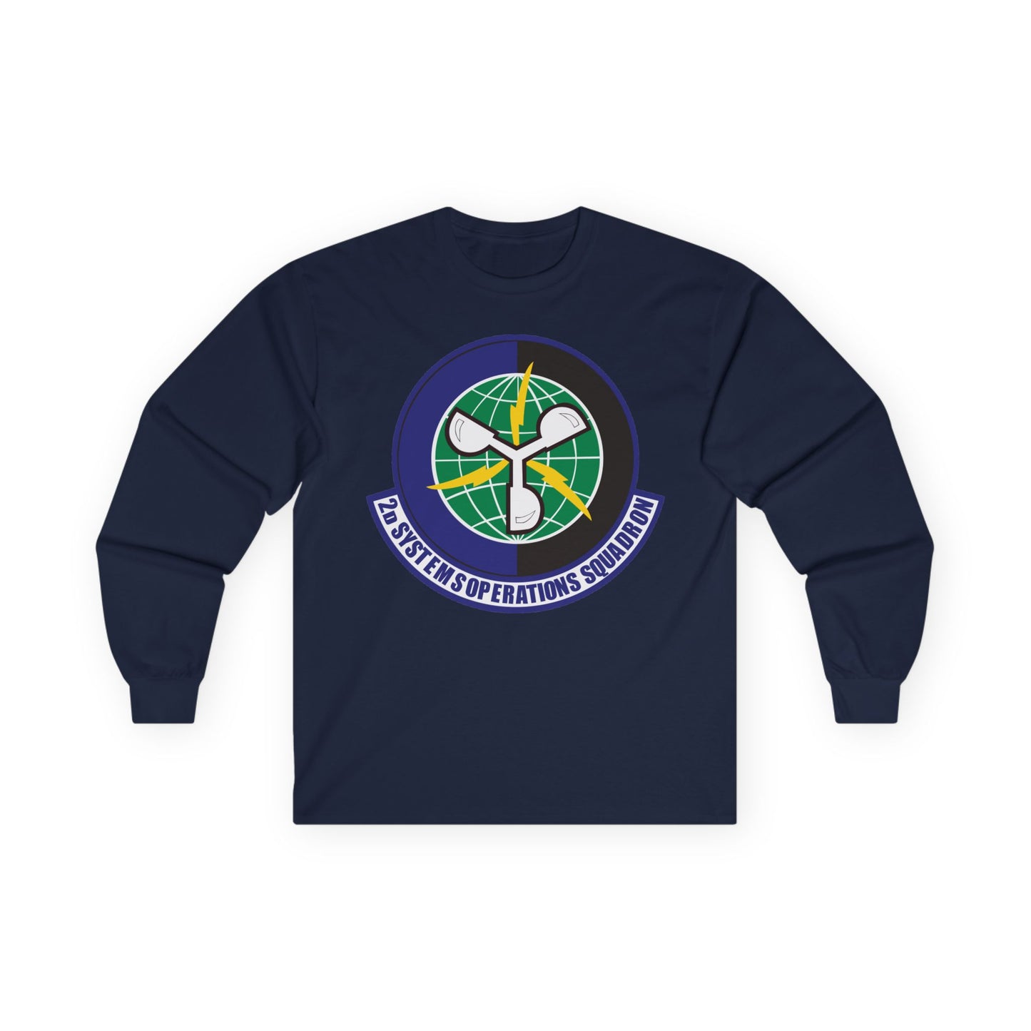Unisex Ultra Cotton Long Sleeve Tee - USAF -2d Systems Operations Squadron wo txt
