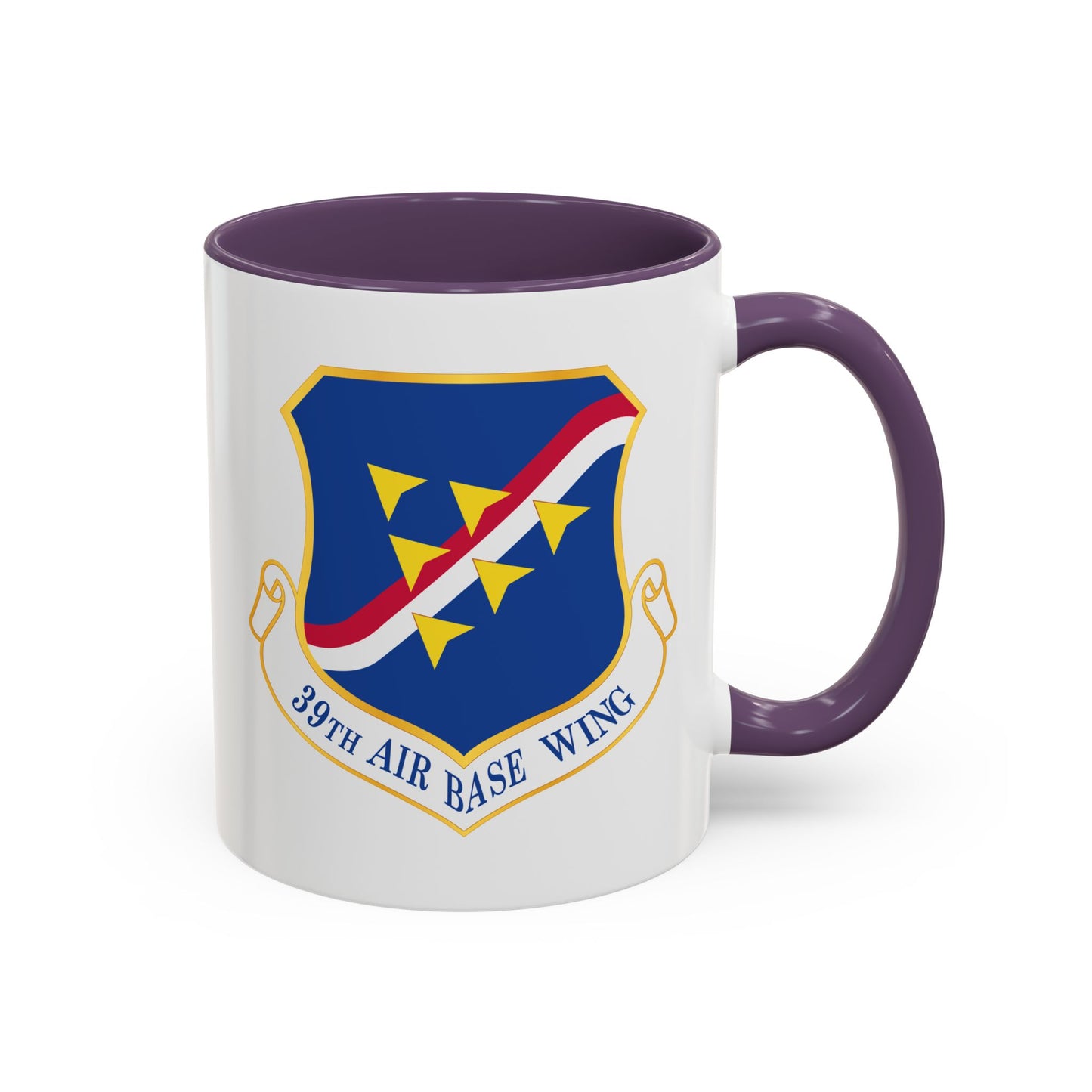Accent Coffee Mug (11oz & 15oz) - USAF - 39th Airbase Wing wo Txt