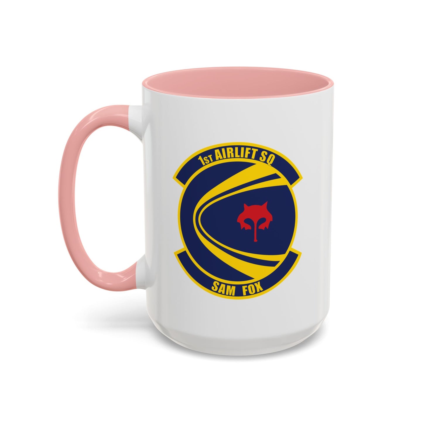 Accent Coffee Mug (11oz & 15oz) - USAF - 1st Airlift Squadron wo txt X 300
