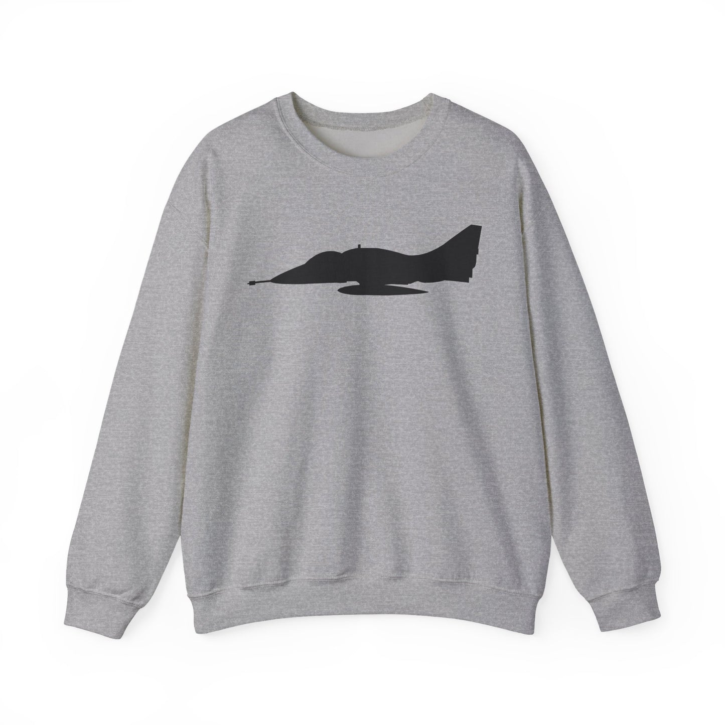 Crewneck Sweatshirt - Aircraft - A-4 SkyHawk - Silhouette X 300