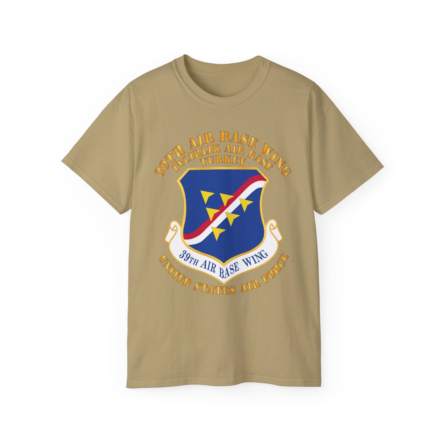 Unisex Ultra Cotton Tee - USAF - 39th Airbase Wing - 3rd AF - Incirlik Air Base - Turkey