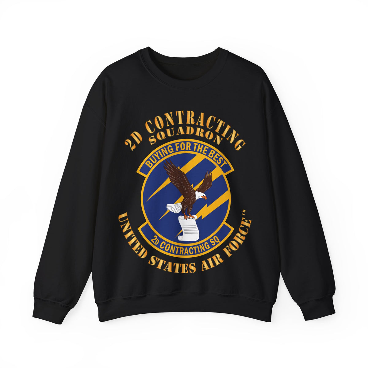 Crewneck Sweatshirt - USAF - 2d Contracting Squadron