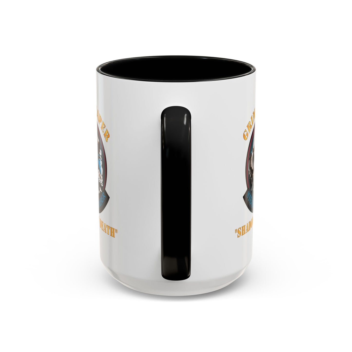 Accent Coffee Mug (11oz & 15oz) - USAF - B2 - Grim Reaper - Stealth Bomber X 300