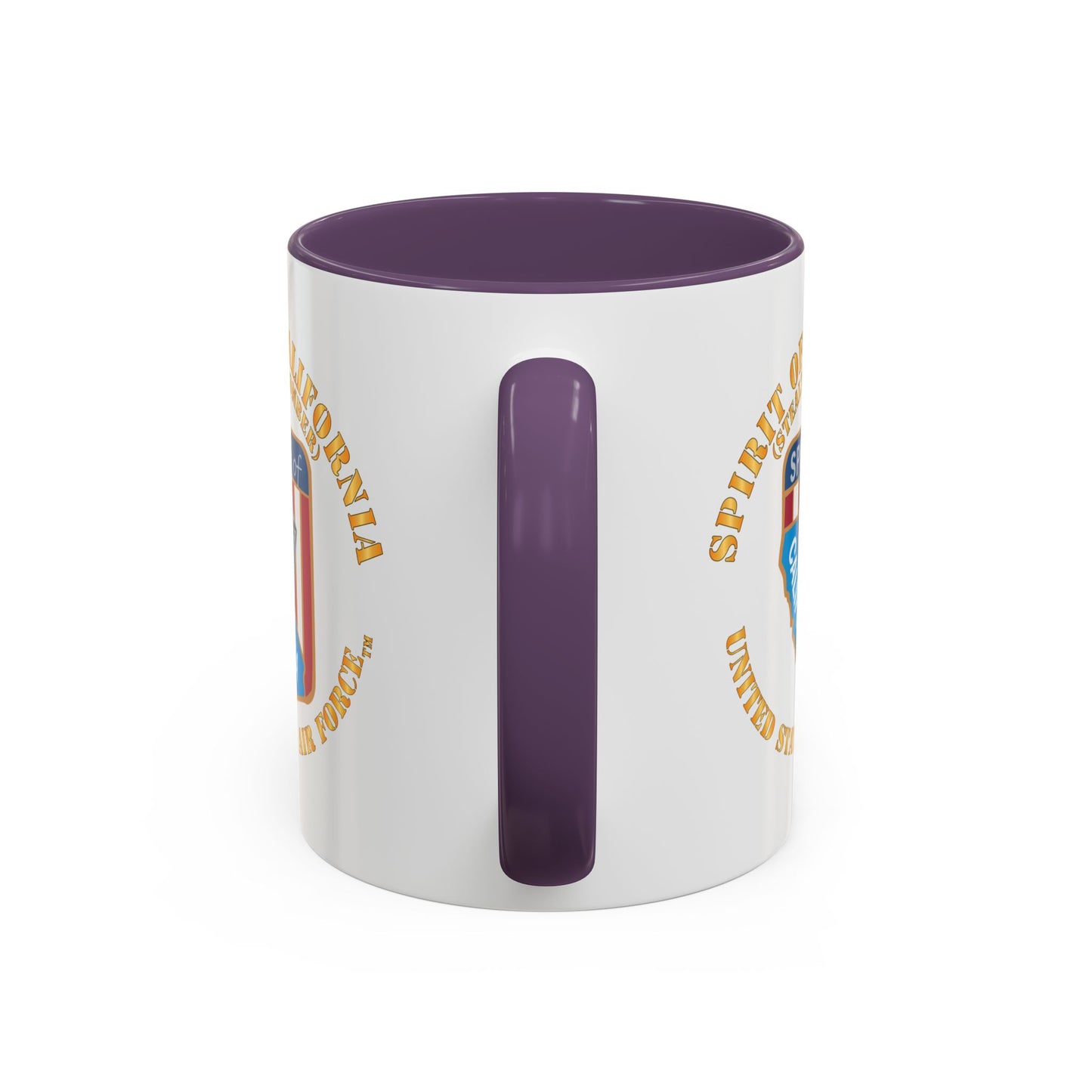 Accent Coffee Mug (11oz & 15oz) - USAF - B2 - Spirit of California - Stealth Bomber X 300