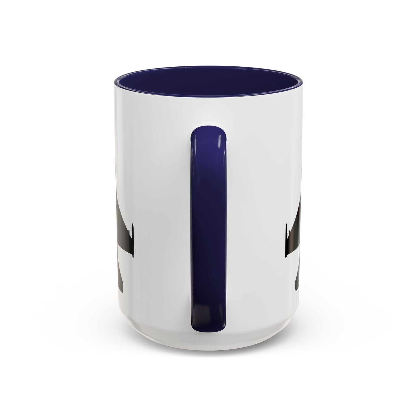 Accent Coffee Mug (11oz & 15oz) - Aircraft - F-16 -Top - Black wo Txt X 300