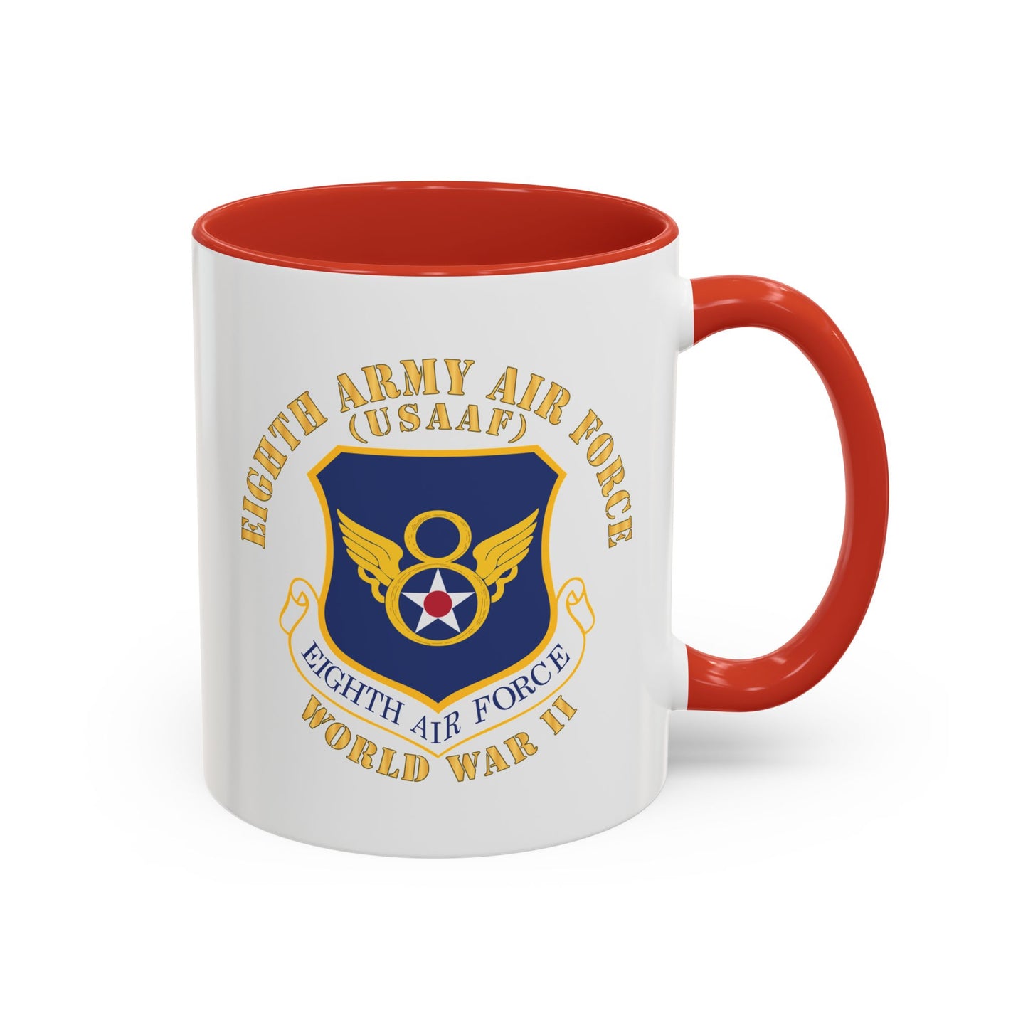Accent Coffee Mug (11oz & 15oz) - USAF - 8th Air Force - WWII X 300