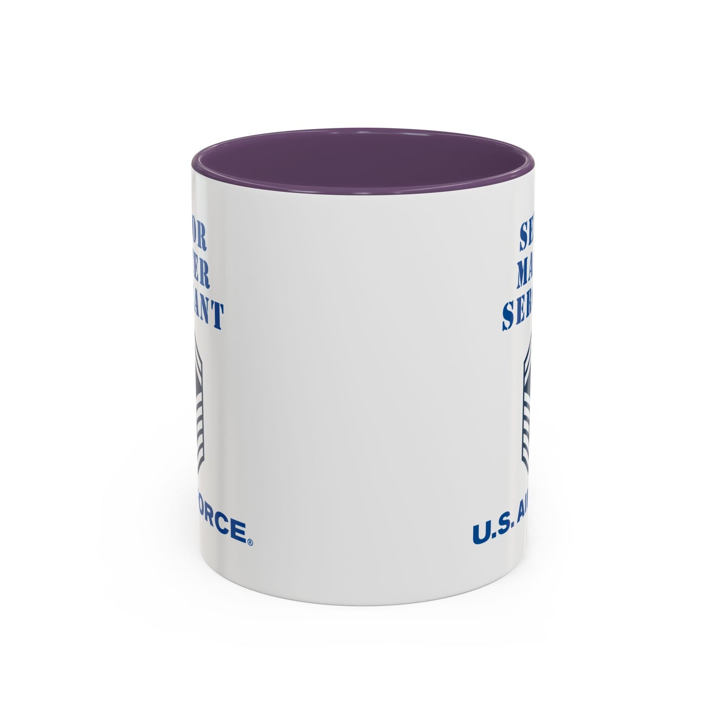 Accent Coffee Mug (11oz & 15oz) - USAF - Senior Master Sergeant (E8a) - 2020 - US Air Force w Text X 300