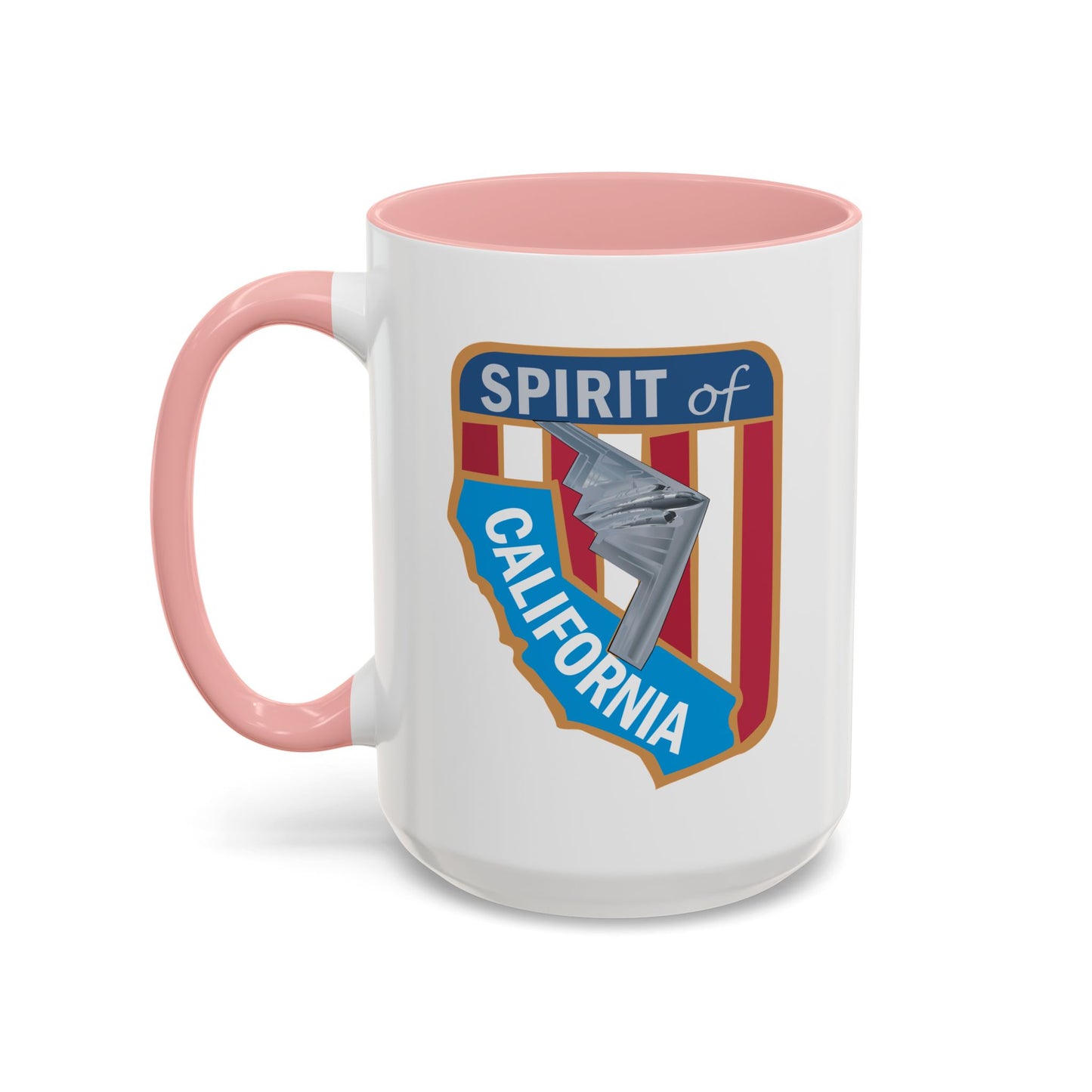 Accent Coffee Mug (11oz & 15oz) - USAF - B2 - Spirit of California - Stealth Bomber wo txt X 300
