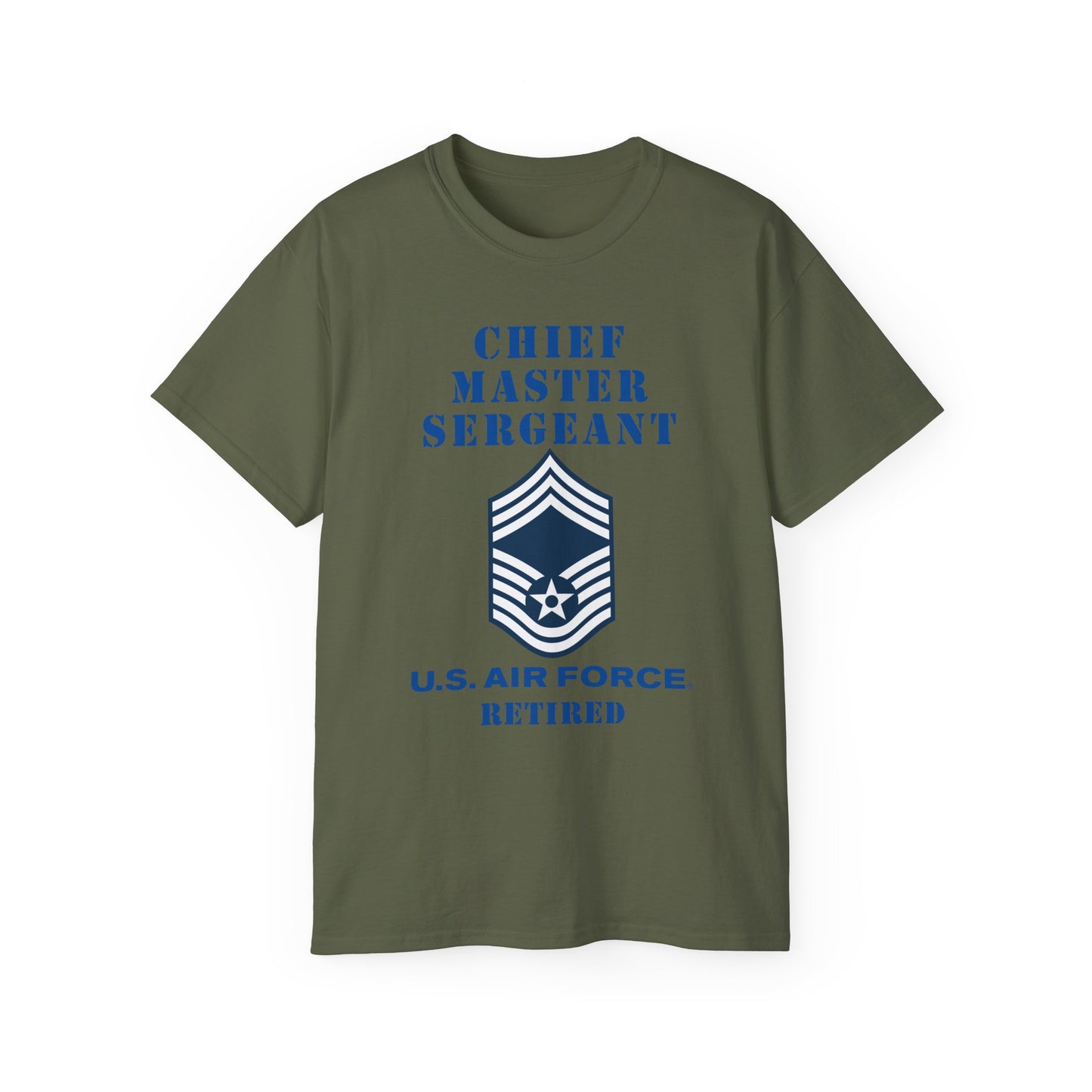 Unisex Ultra Cotton Tee - USAF - Chief Master Sergeant (E9a) - 2020 - Retired