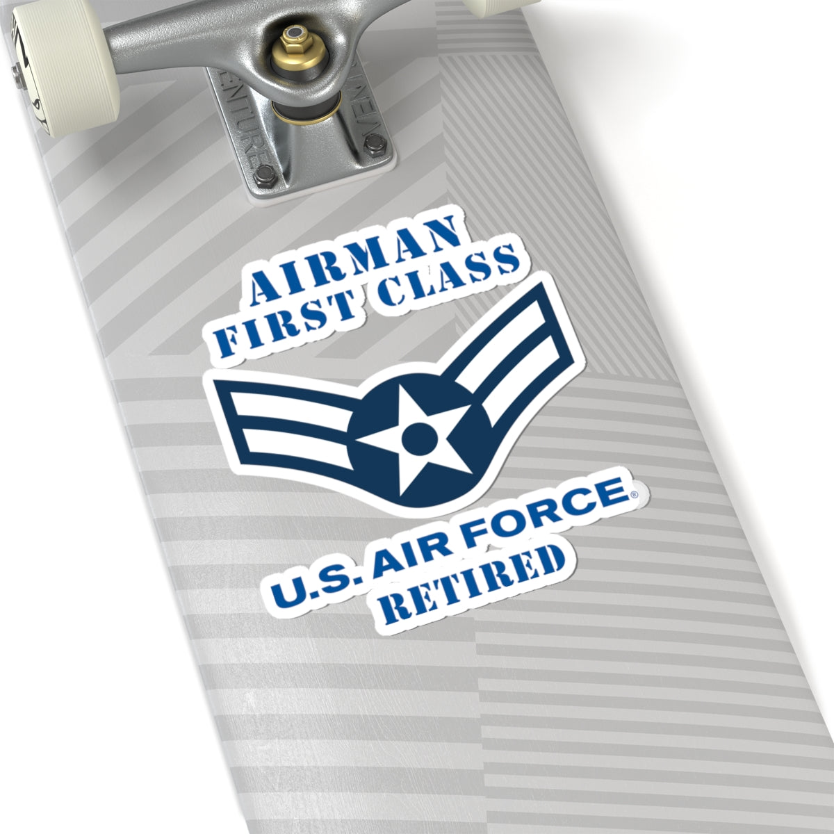 Kiss-Cut Stickers - USAF - Airman - First Class (E3) - 2020 - Retired