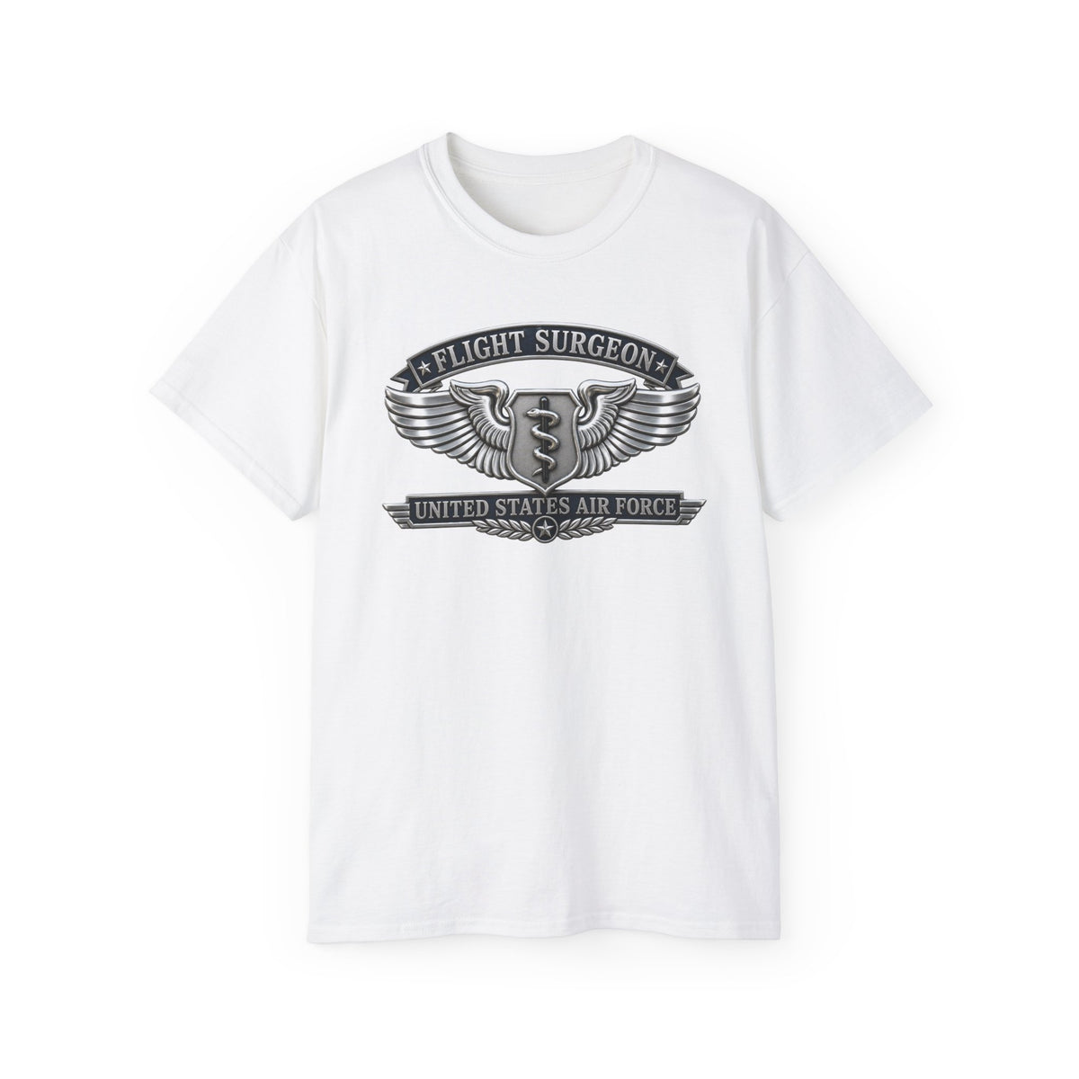 Unisex Ultra Cotton Tee - USAF - Flight Surgeon Badge - United States Air Force - 3D - Enhanced
