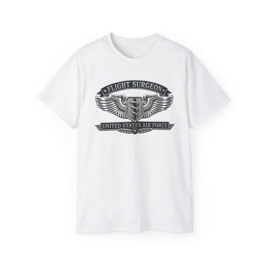 Unisex Ultra Cotton Tee - USAF - Flight Surgeon Badge - United States Air Force - 3D - Enhanced