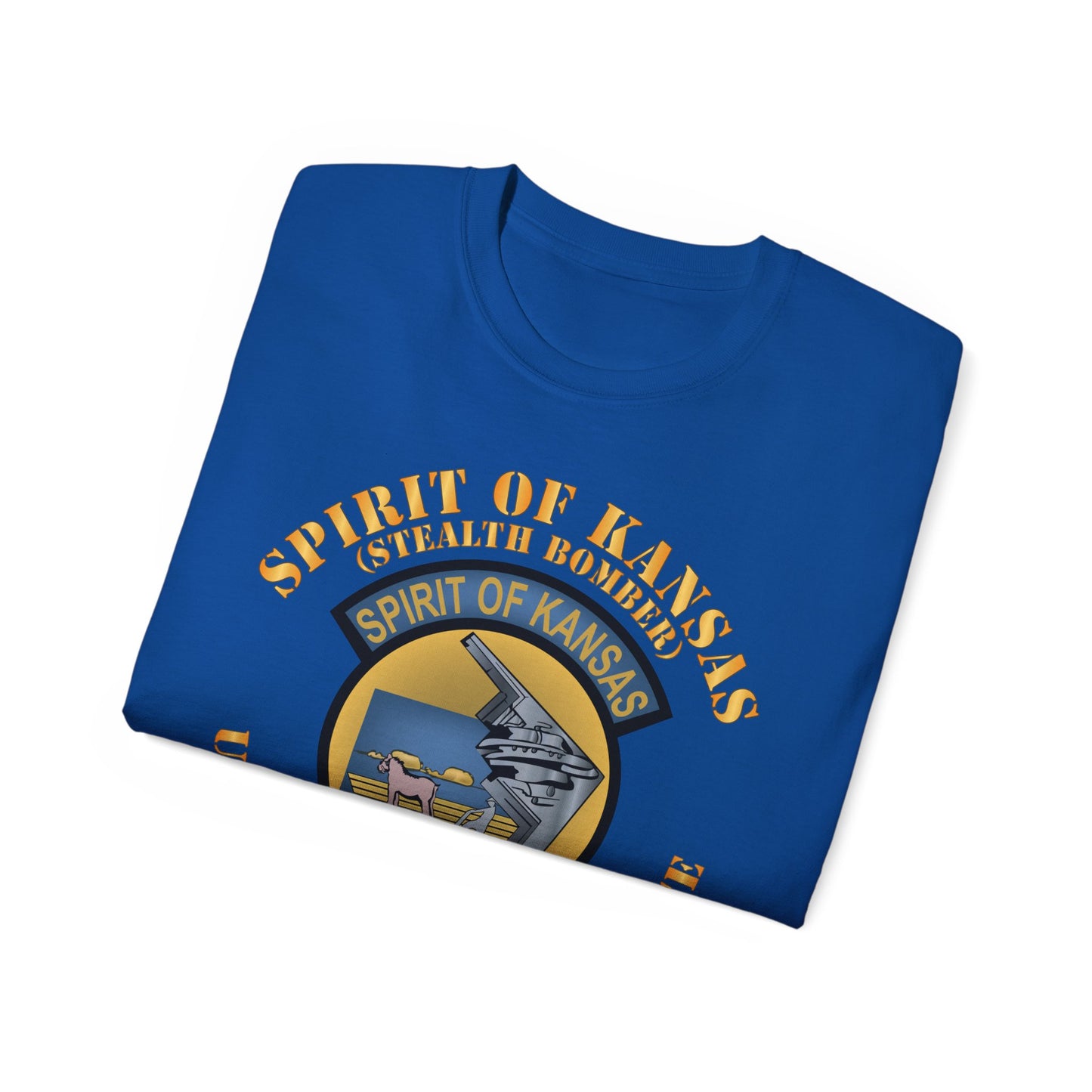 Unisex Ultra Cotton Tee -USAF - B2 - Spirit of Kansas - Stealth Bomber X 300