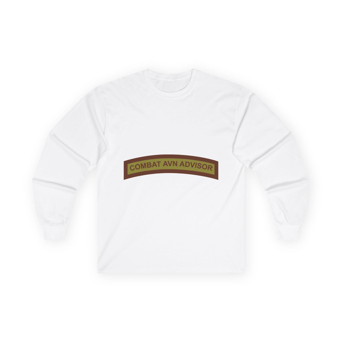 Unisex Ultra Cotton Long Sleeve Tee - USAF - Combat Aviation Advisor Tab