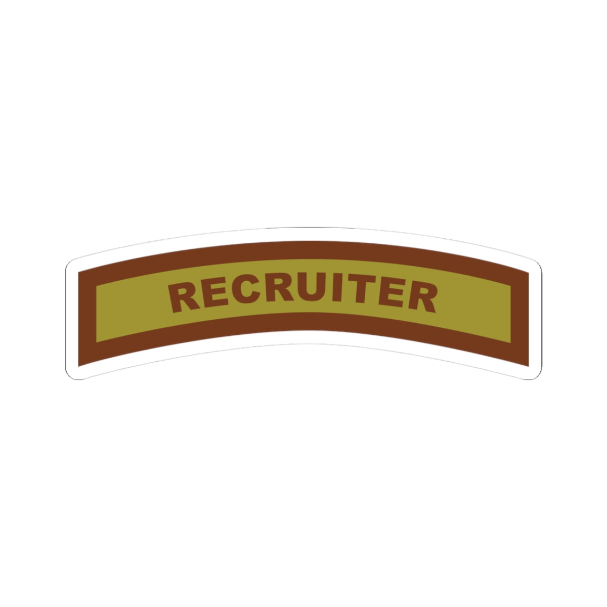 Kiss-Cut Stickers - USAF - Recruiter Tab