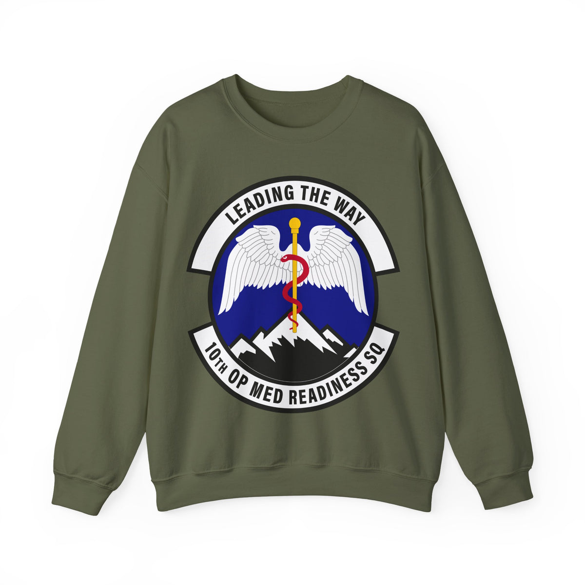 Crewneck Sweatshirt - USAF - 10th Operational Medical Readiness Sq wo txt