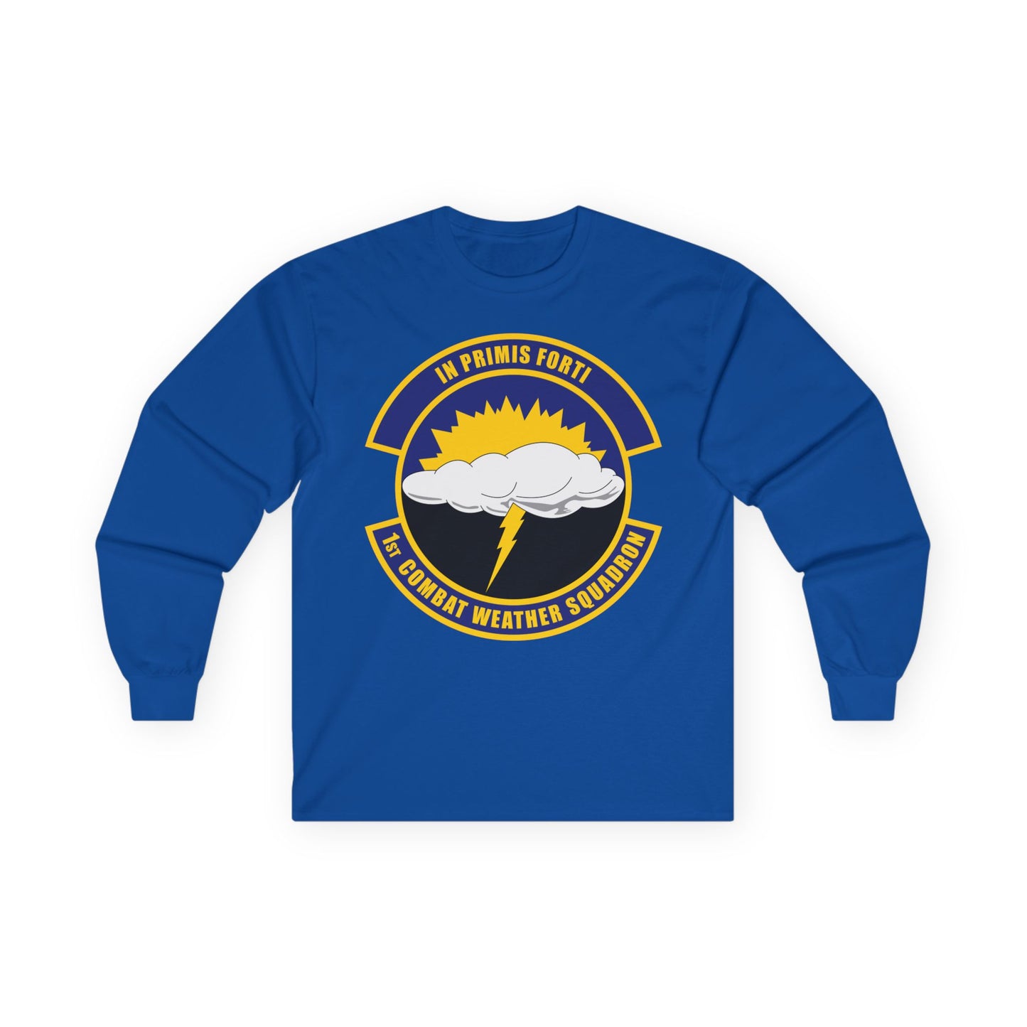 Unisex Ultra Cotton Long Sleeve Tee - USAF - 1st Combat Weather Squadron (PACAF) wo txt
