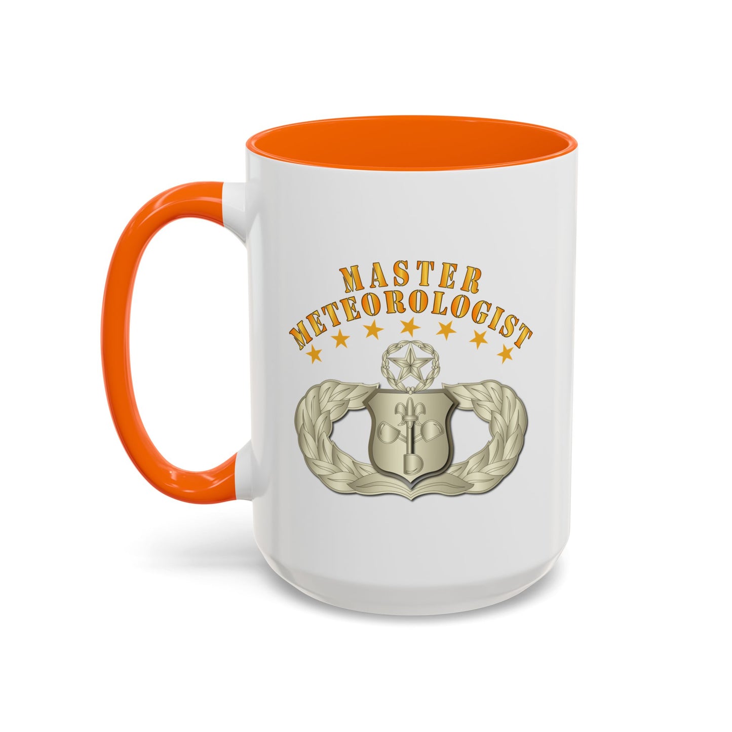 Accent Coffee Mug (11oz & 15oz) - USAF - Meteorologist - Master Badge wo DS