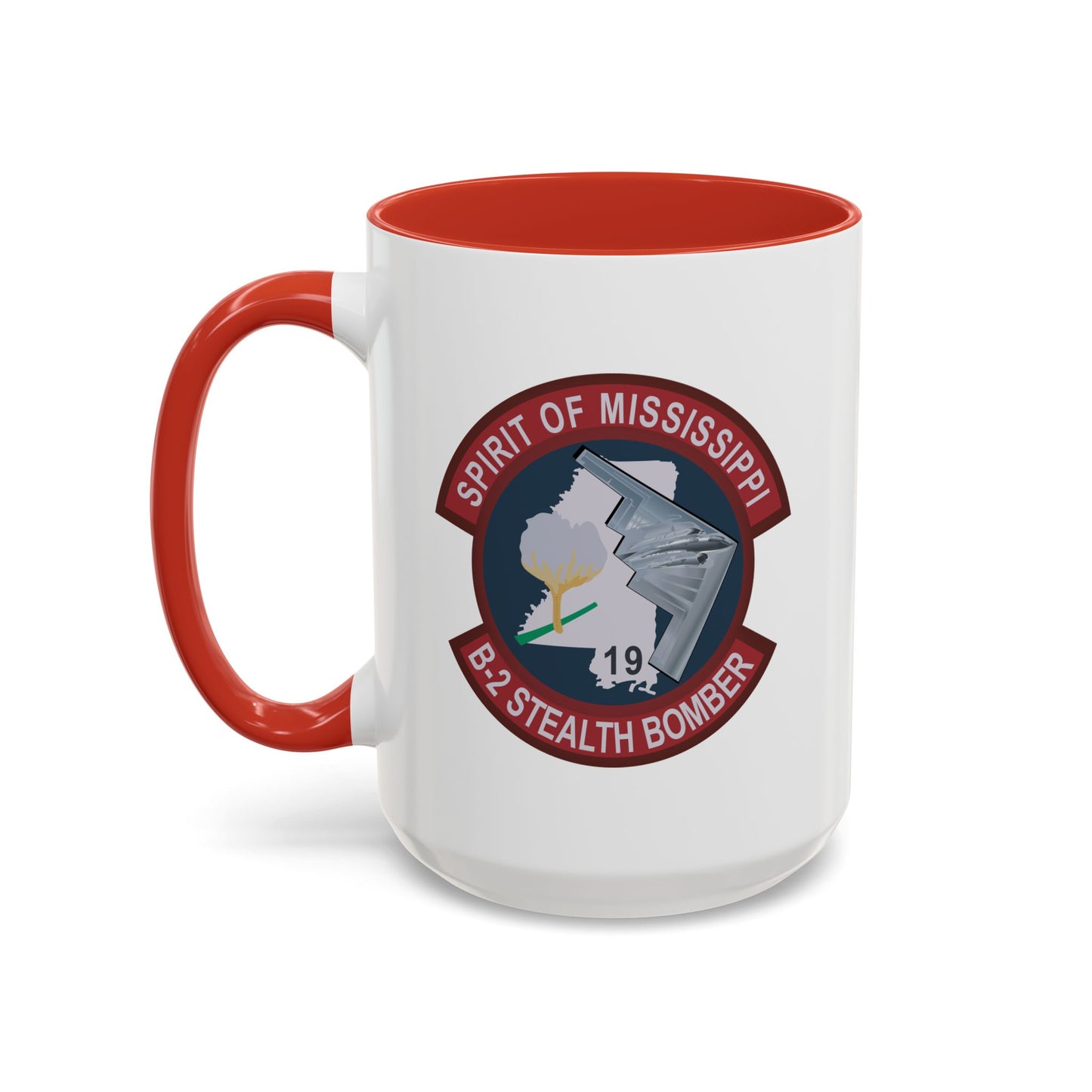 Accent Coffee Mug (11oz & 15oz) - USAF - B2 - Spirit of Mississippi - Stealth Bomber wo txt X 300