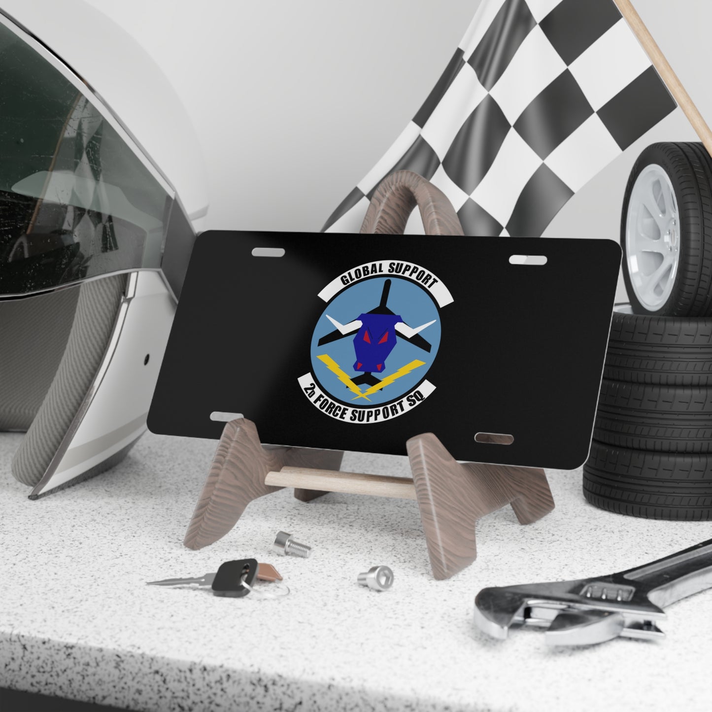 License Plate - USAF - 2d  Force Support Squadron wo txt