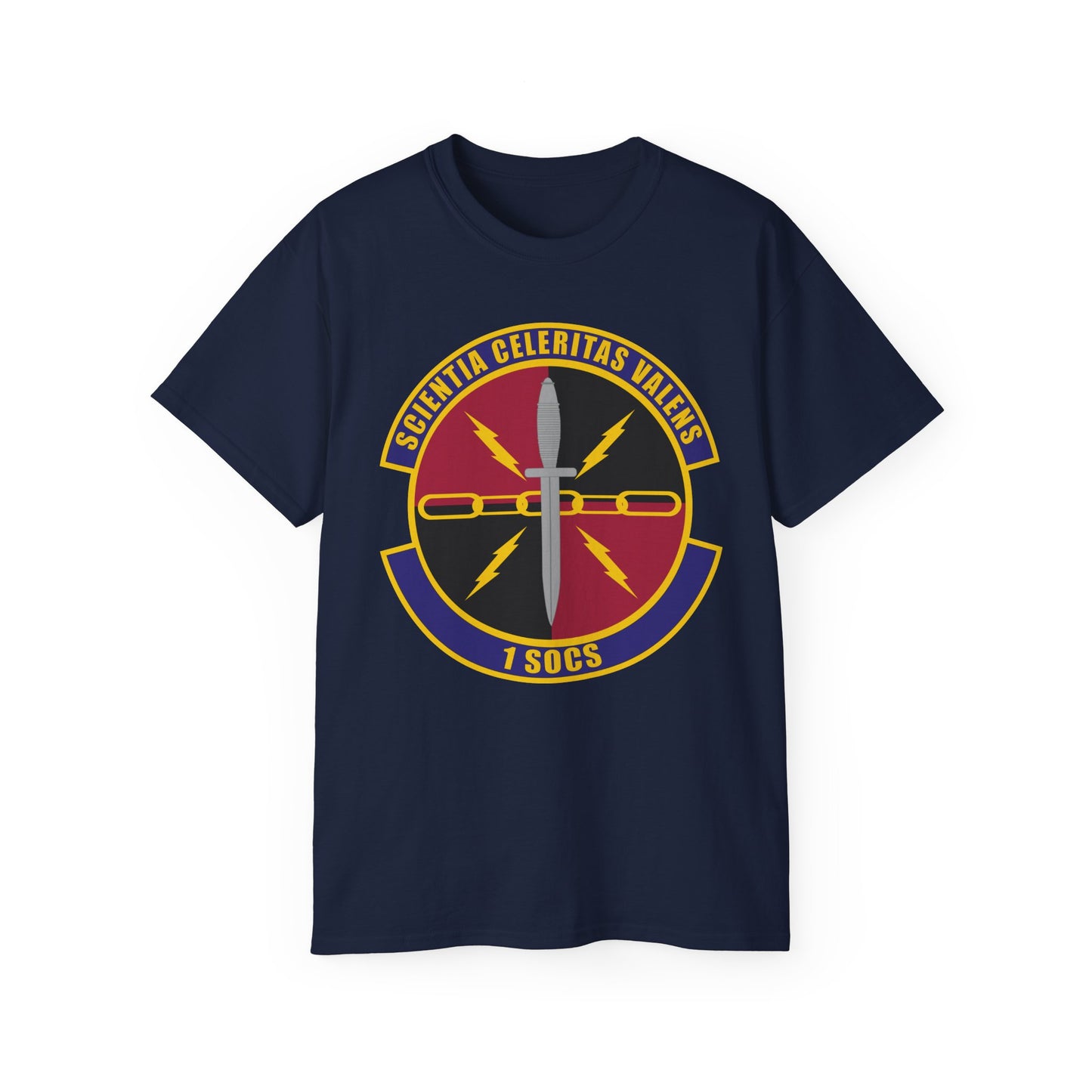 Unisex Ultra Cotton Tee - USAF - 1st Special Operations Communication Squadron wo txt