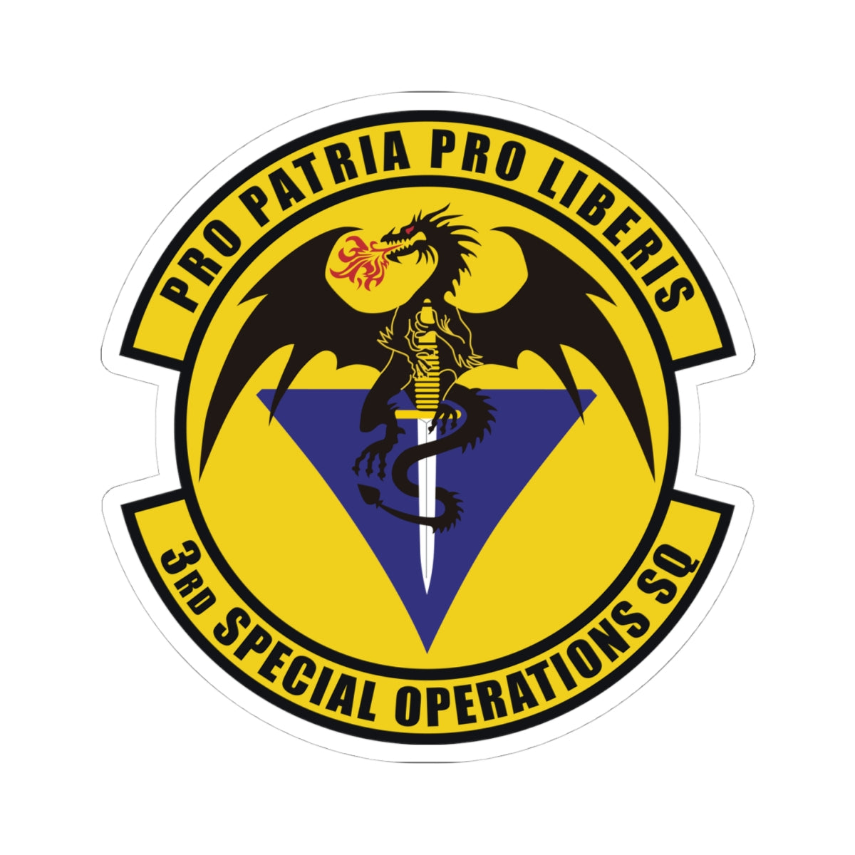 Kiss-Cut Stickers - USAF - 3rd Special Operations Squadron wo txt