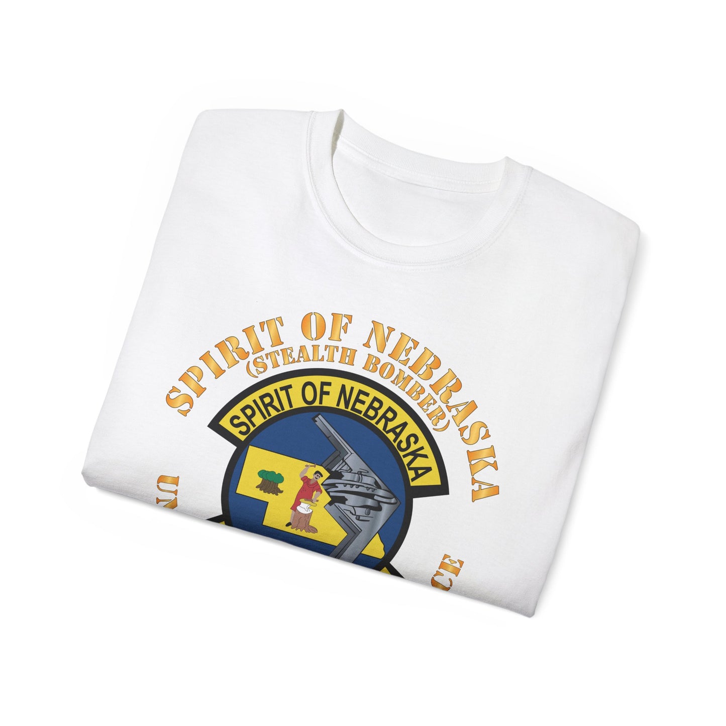 Unisex Ultra Cotton Tee - USAF - B2 - Spirit of Nebraska - Stealth Bomber X 300