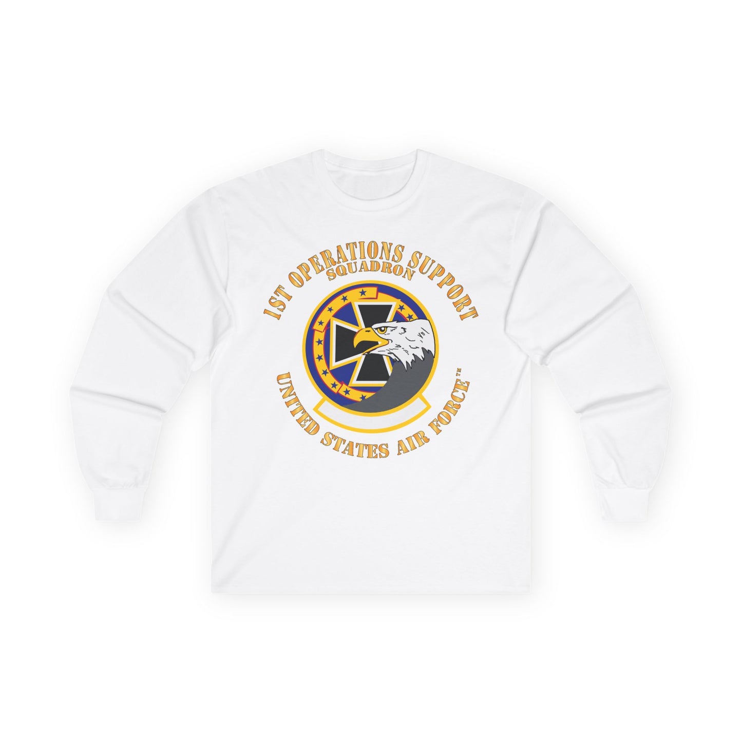 Unisex Ultra Cotton Long Sleeve Tee - USAF - 1st Operations Support Squadron