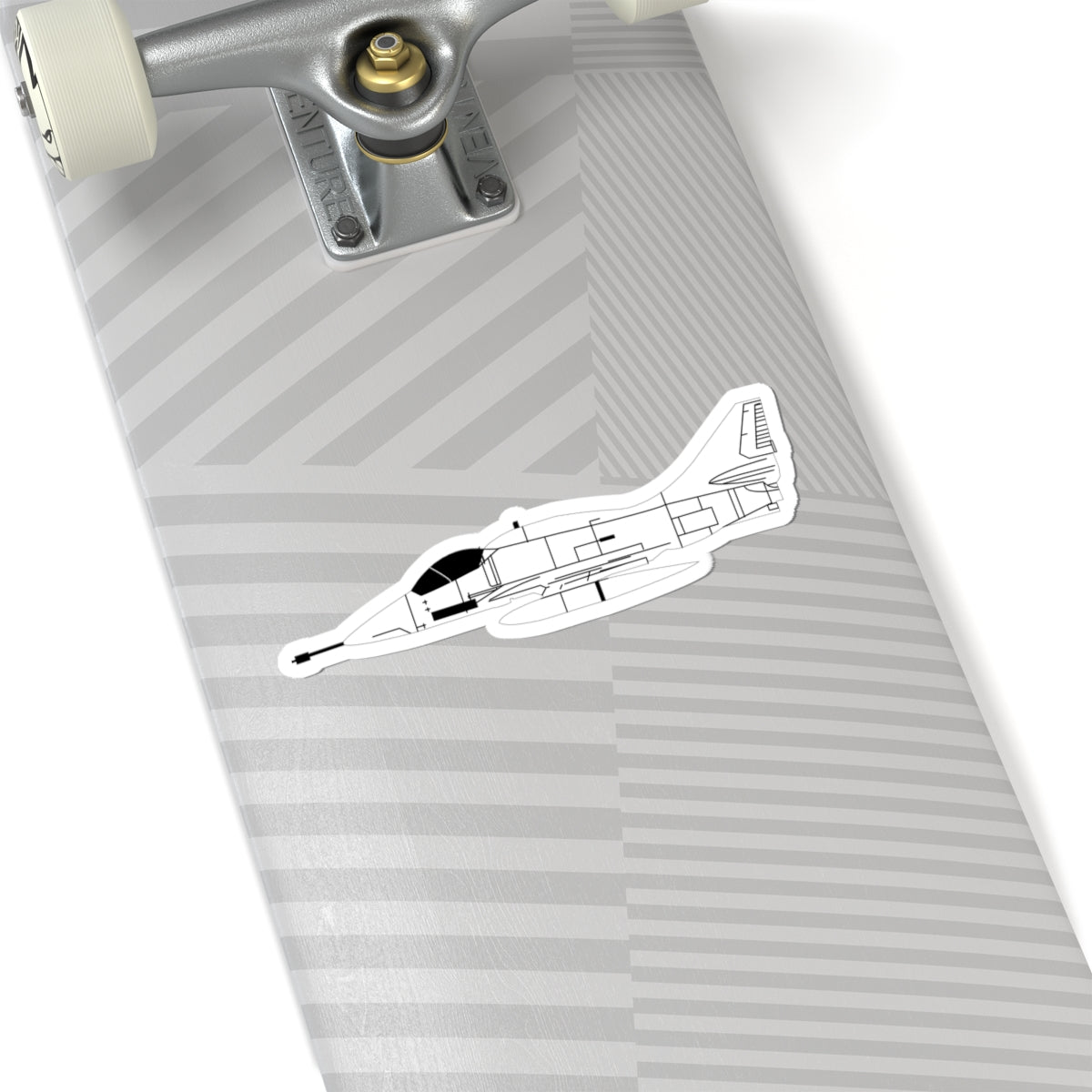 Kiss-Cut Stickers - Aircraft - A-4 SkyHawk - BW X 300