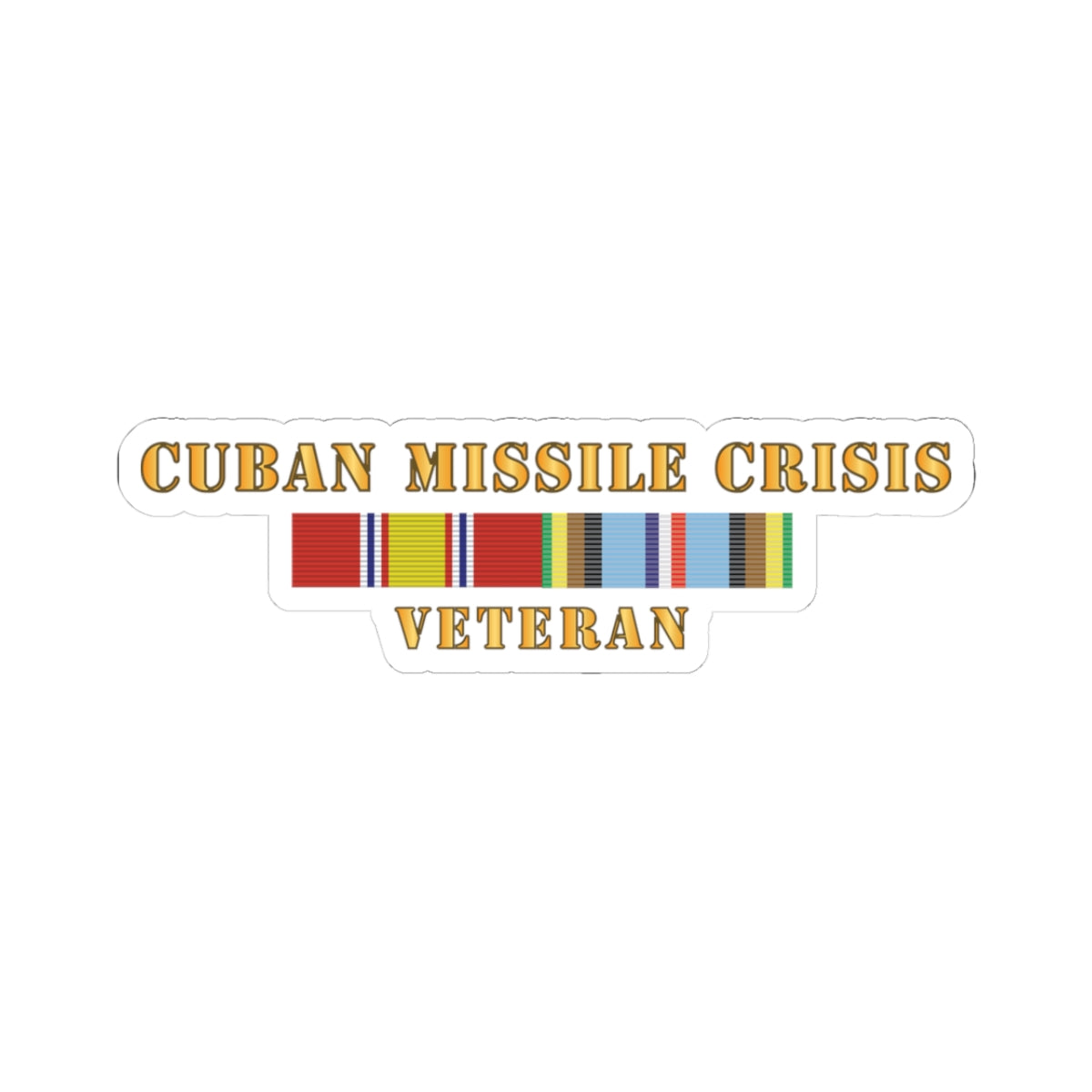 Kiss-Cut Stickers - USAF - Cuban Missile Crisis w AFEM COLD SVC X 300