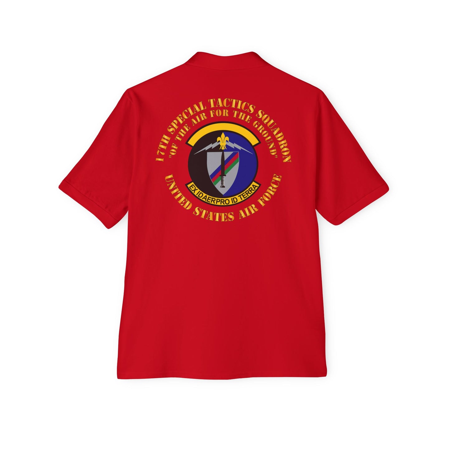 Men's Piqué Polo - USAF - 17th Special Tactics Squadron